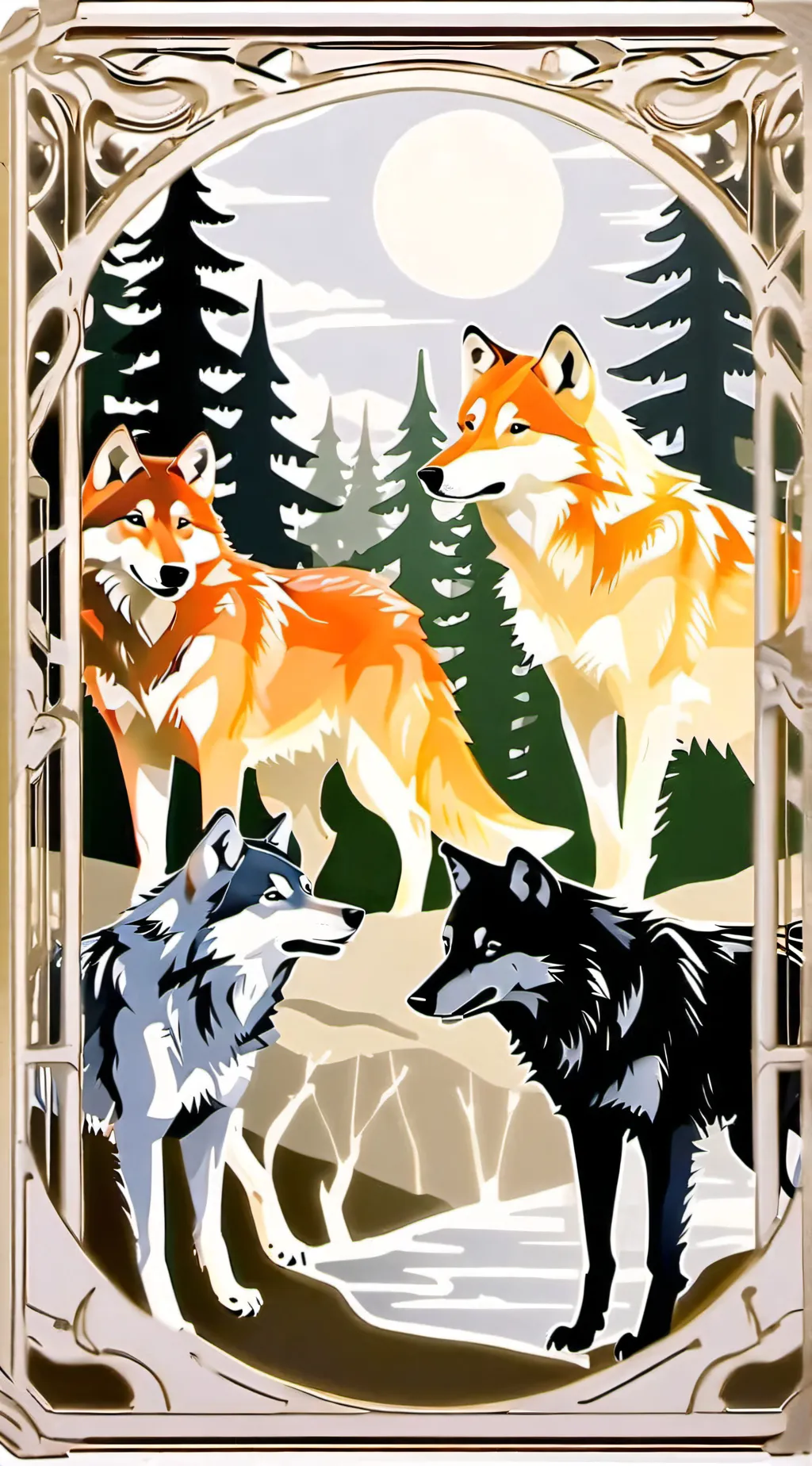 ai character: Wolf role play  background