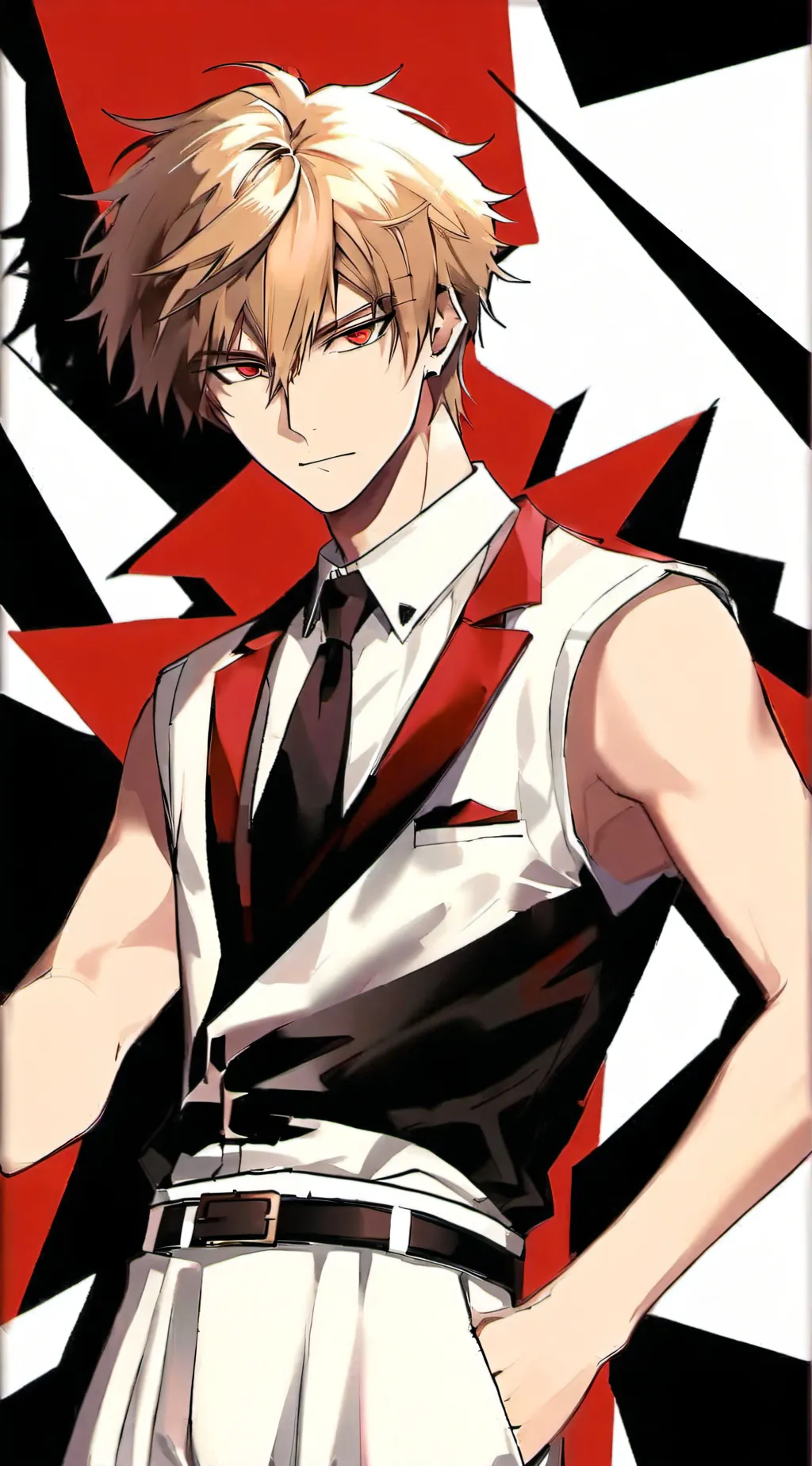 ai character: bakugo daddy  background