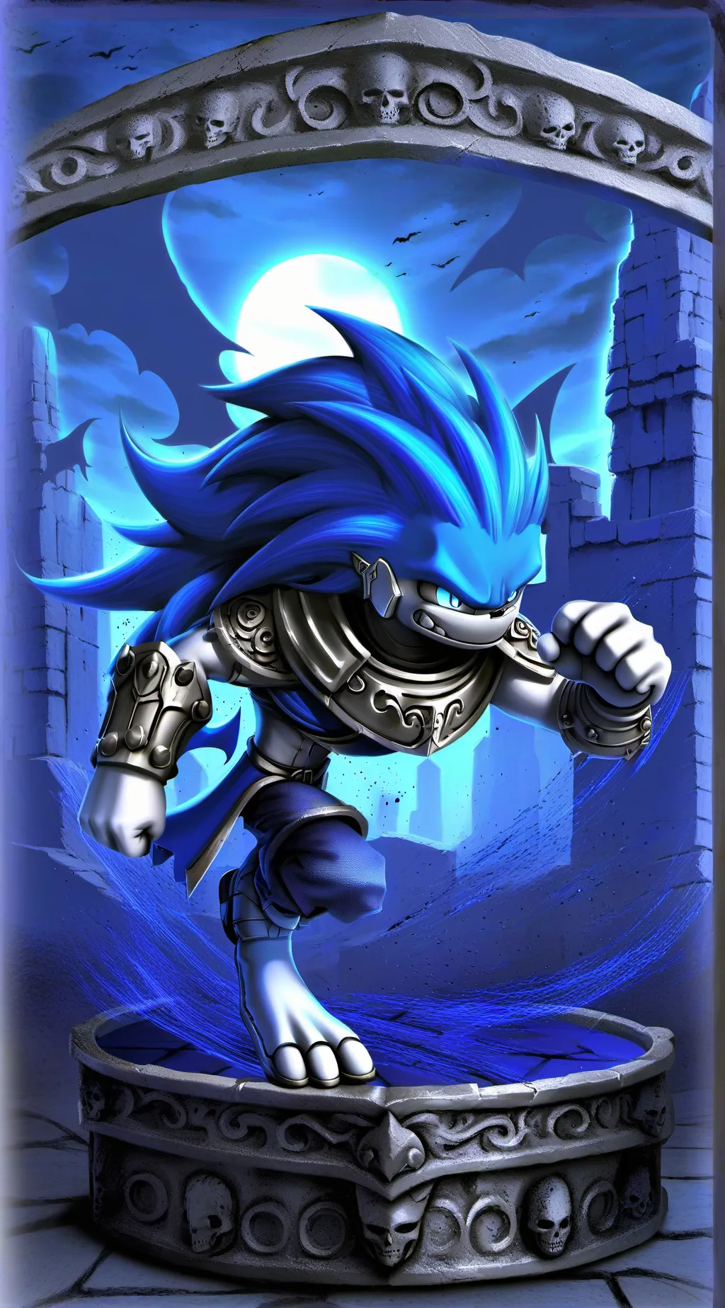 ai character: shin sonic background