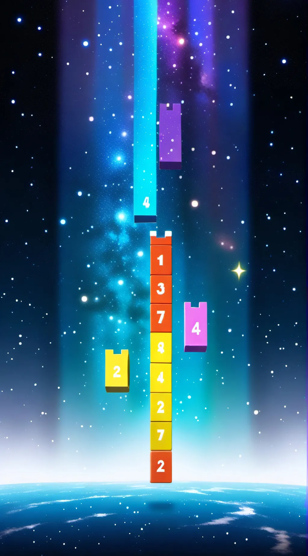 ai character: Numberblocks background