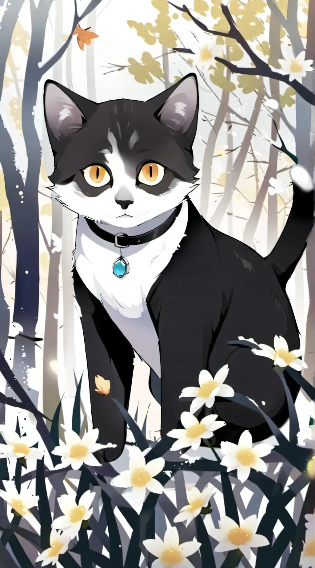 ai character: kitty 🐱  background
