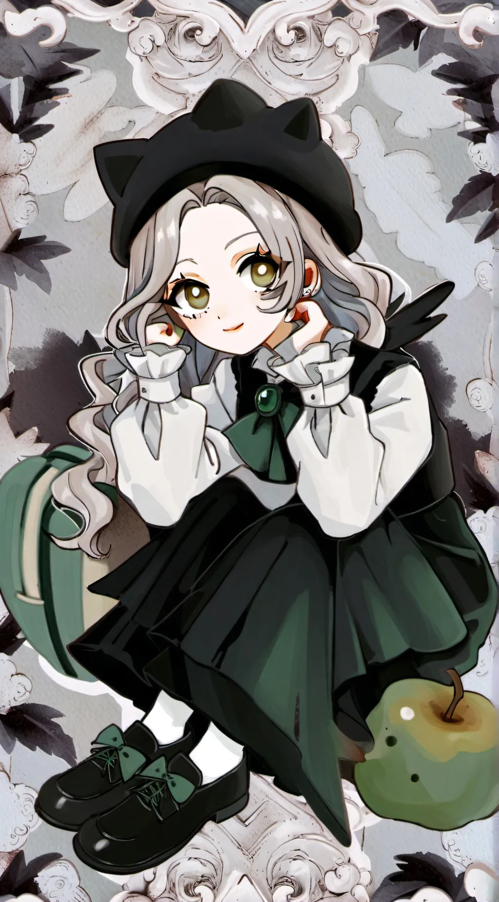 ai character: marie  background