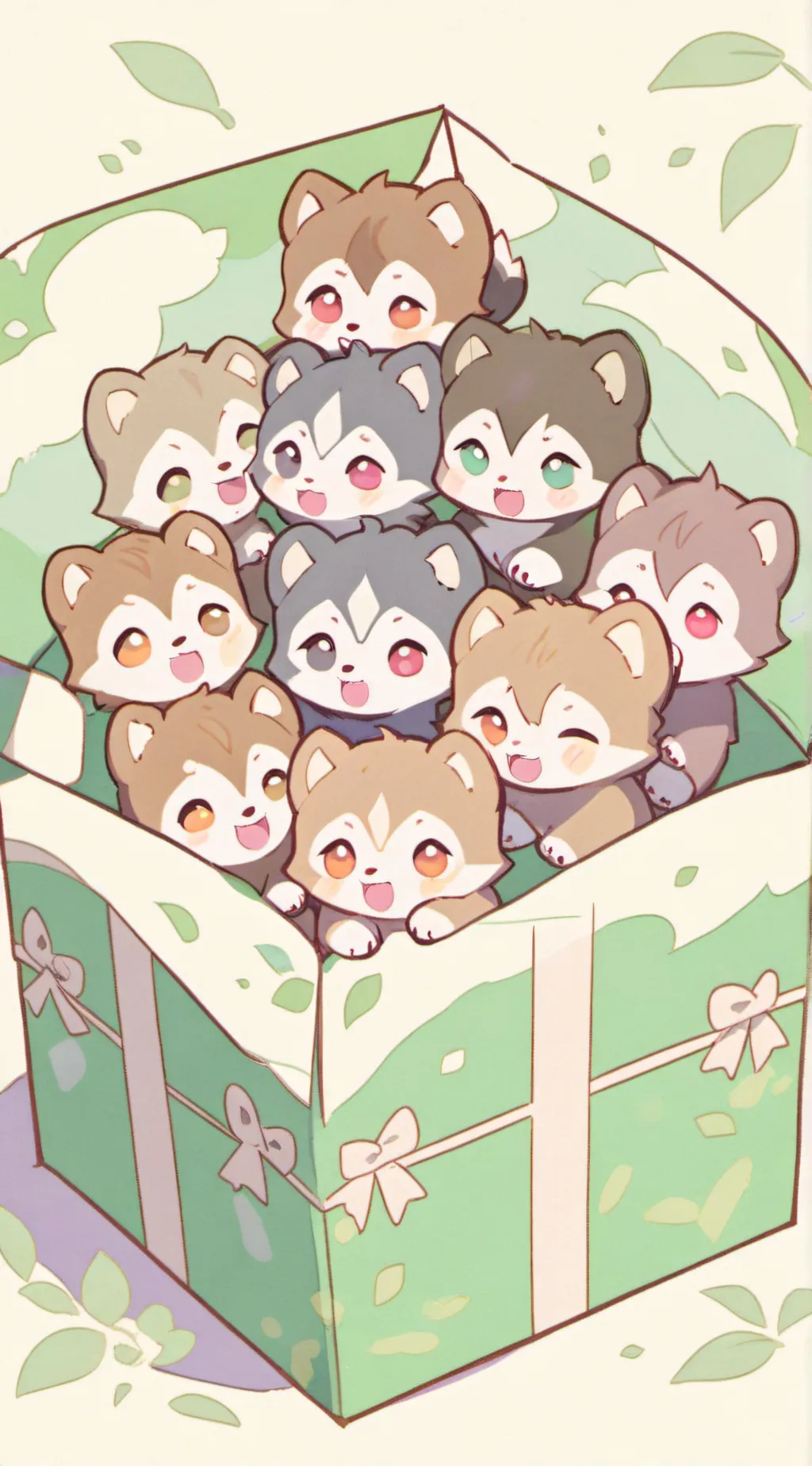 Talkie AI - Chat with 10 wolfcubs in box