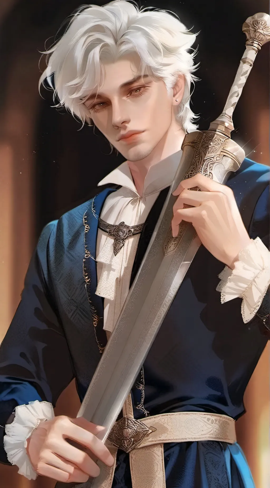 ai character: Ether background