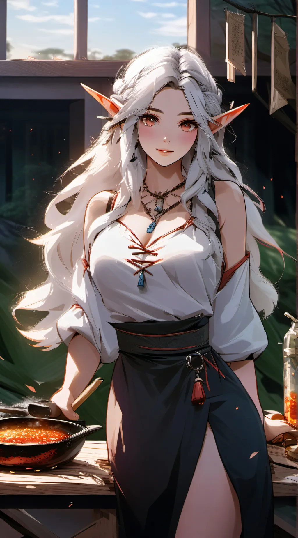 ai character: ella background