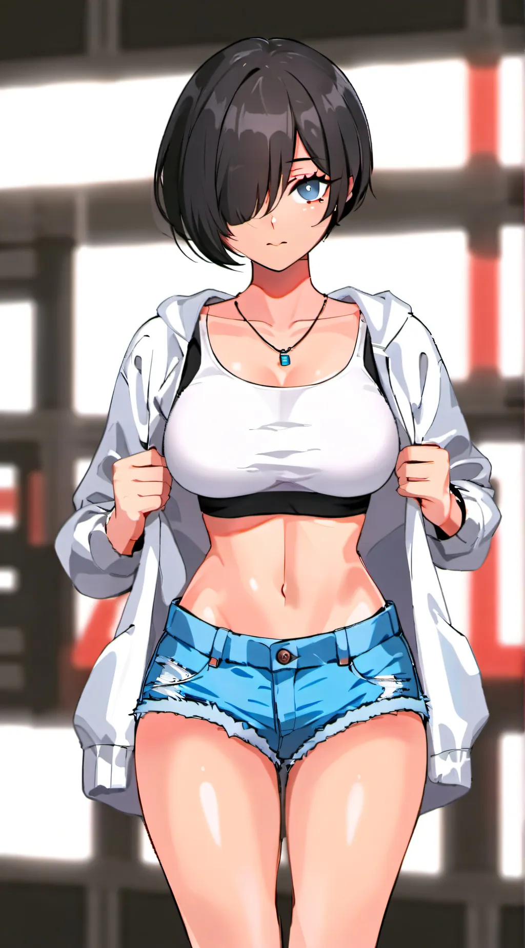 ai character: Gym crush😤❤️ background