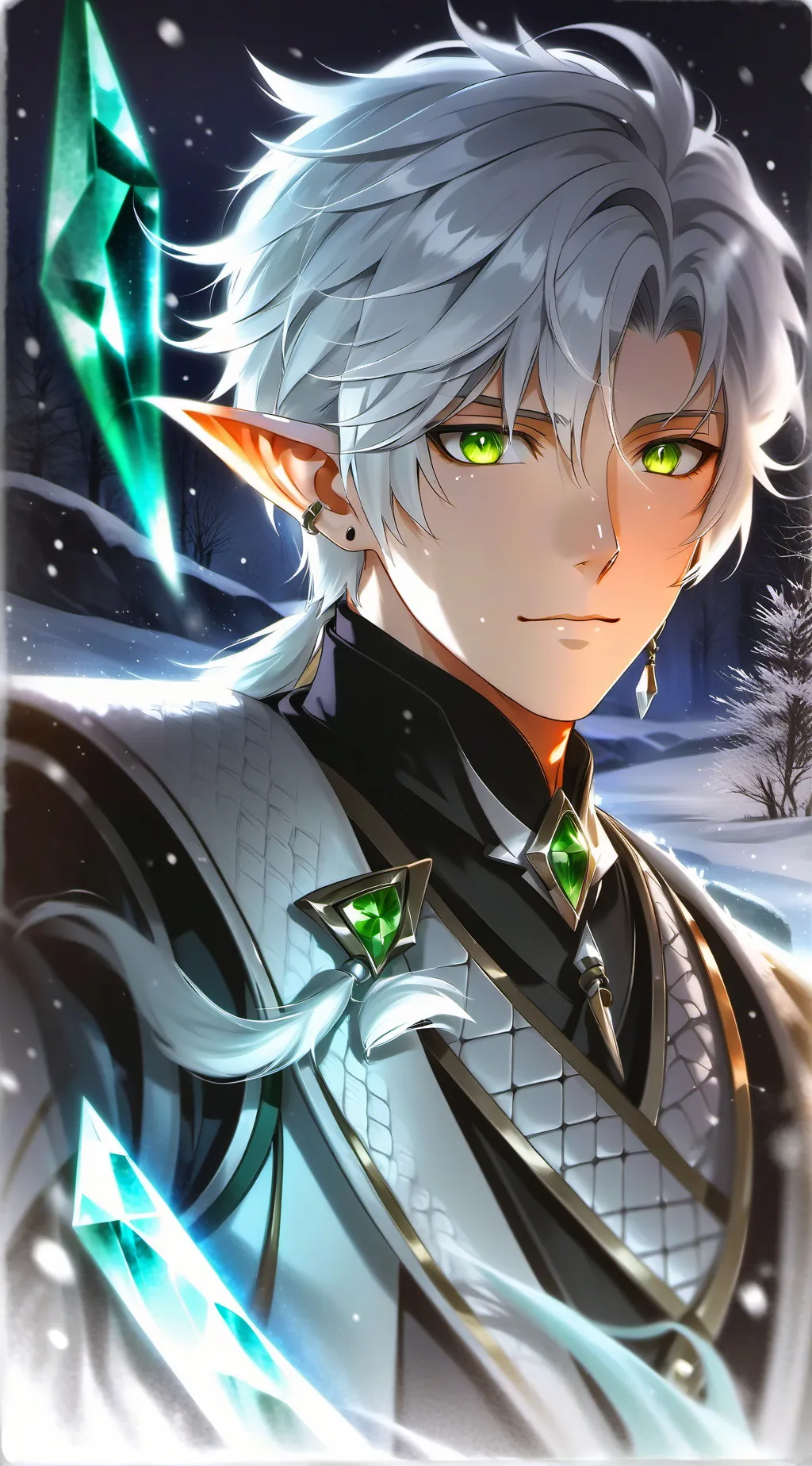 ai character: Hauwei  background