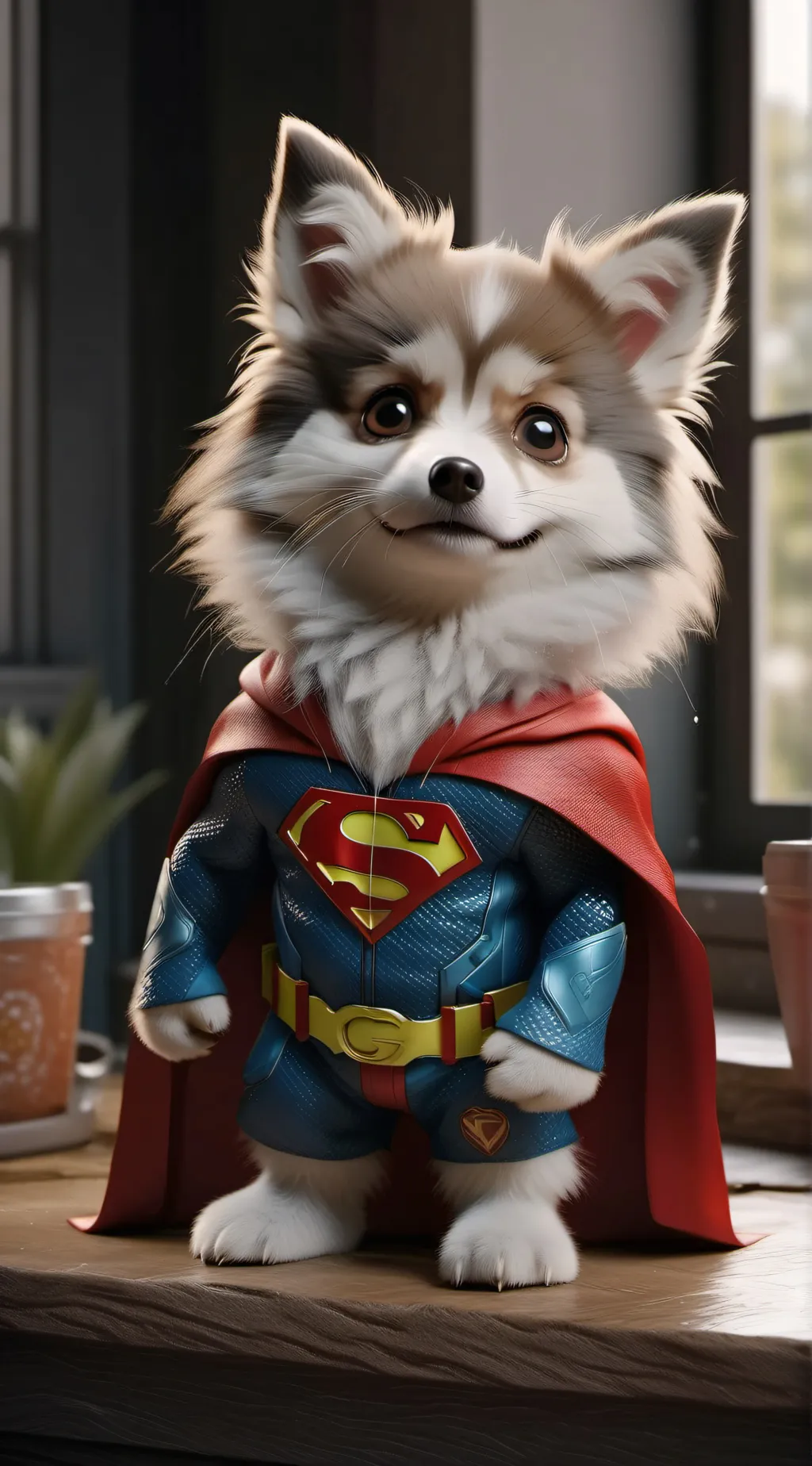 ai character: Super Tater Tot background