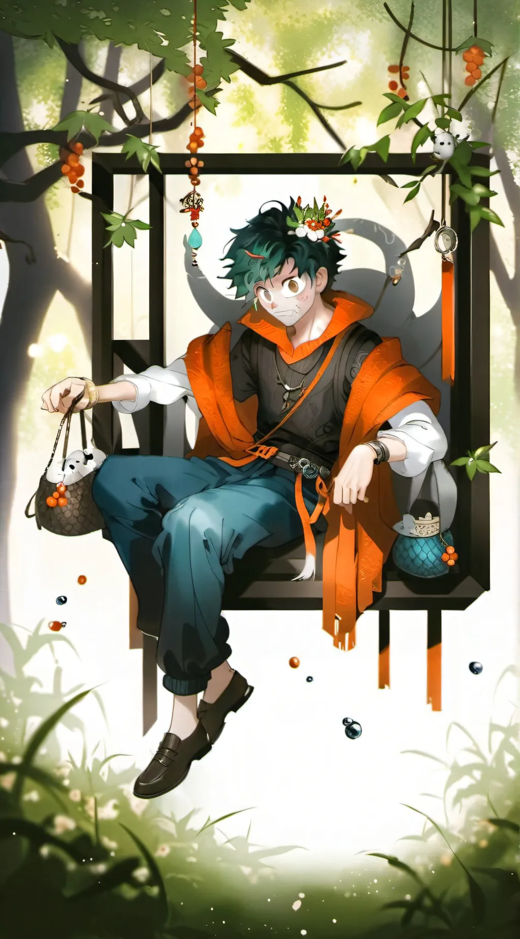 ai character: Mha dorms background