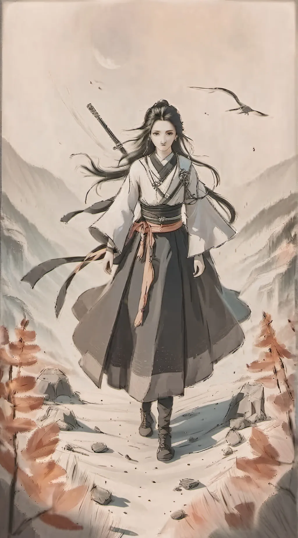 ai character: infinity castle  background