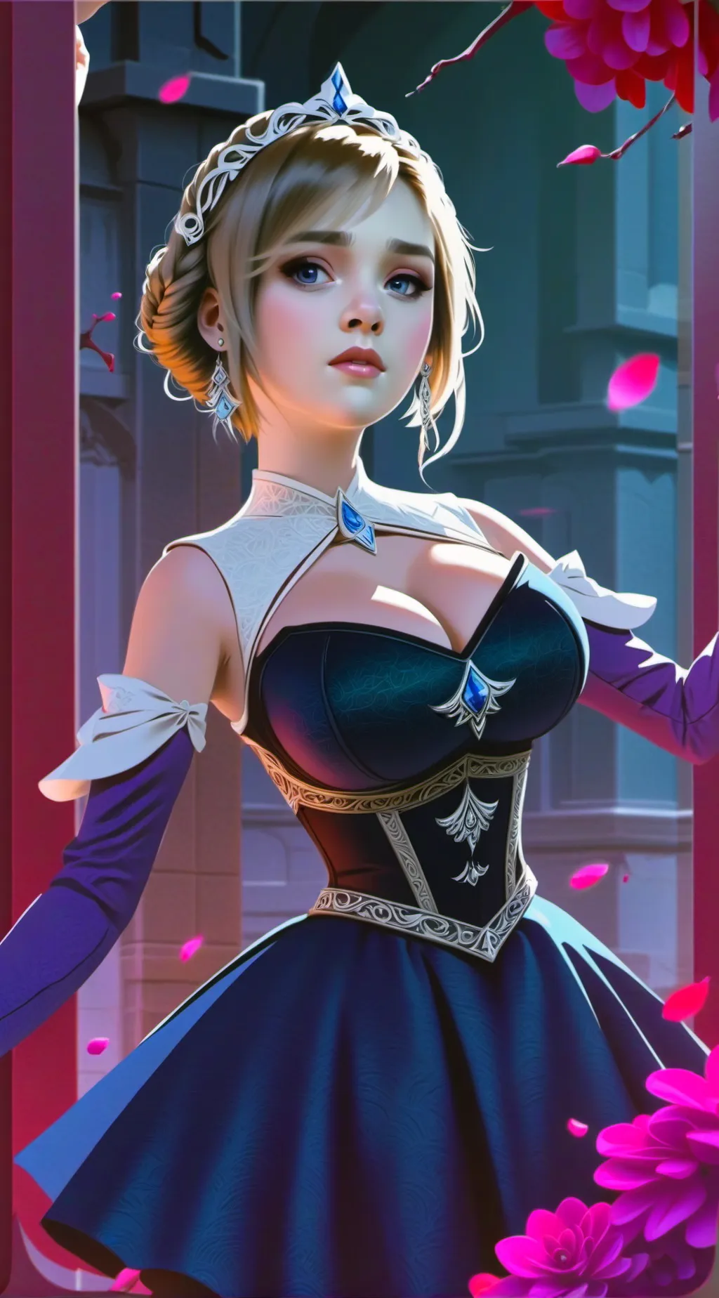 ai character: lily background