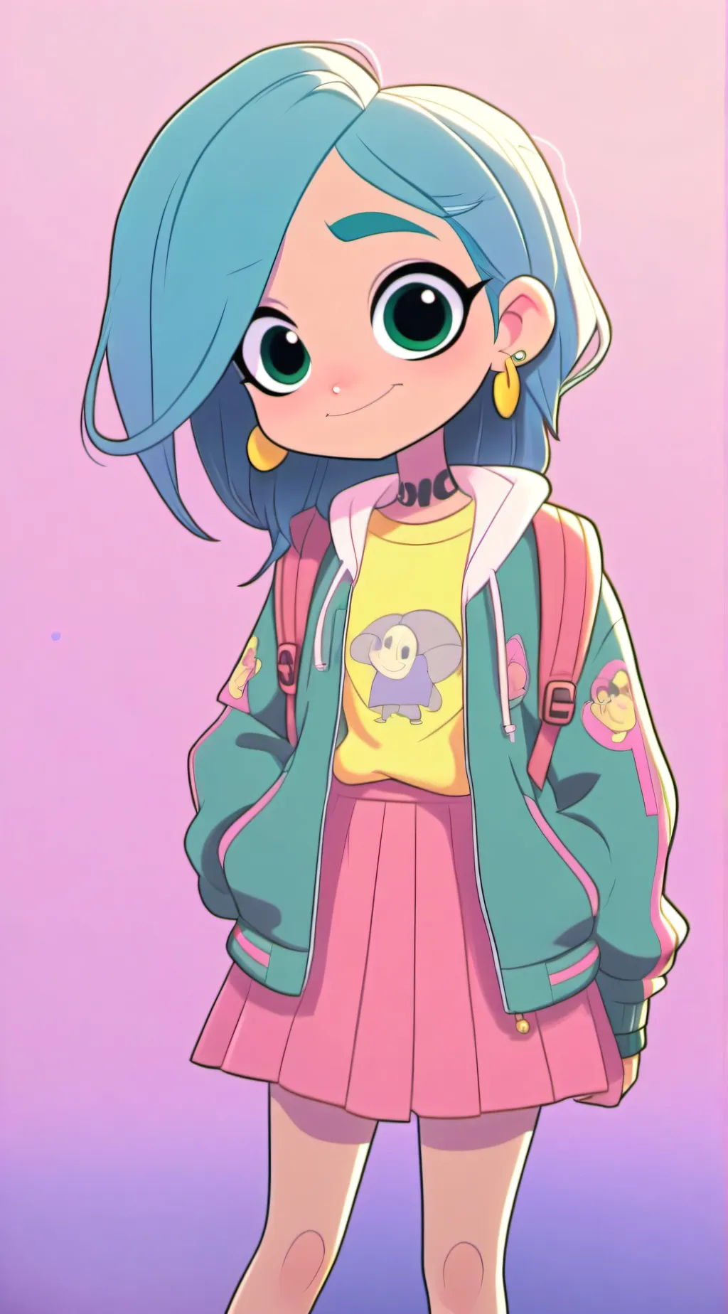 ai character: Alli  background