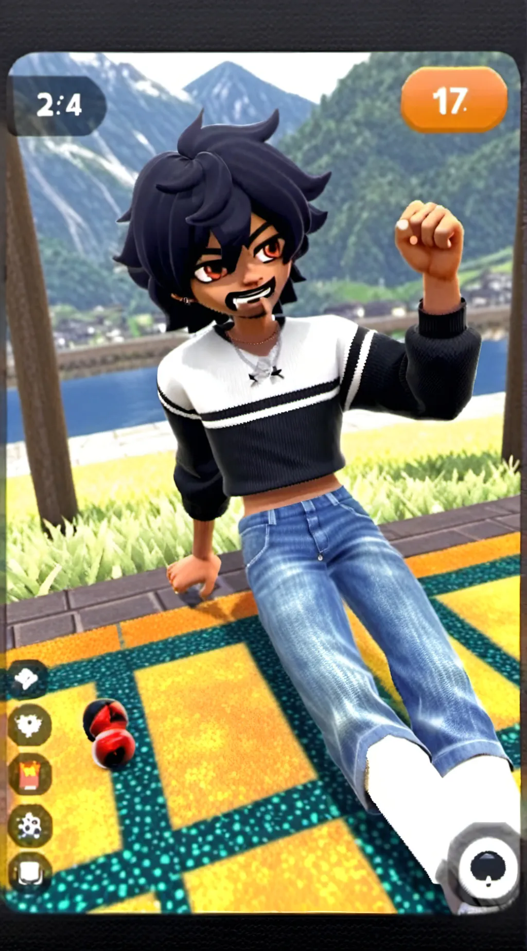 ai character: break background