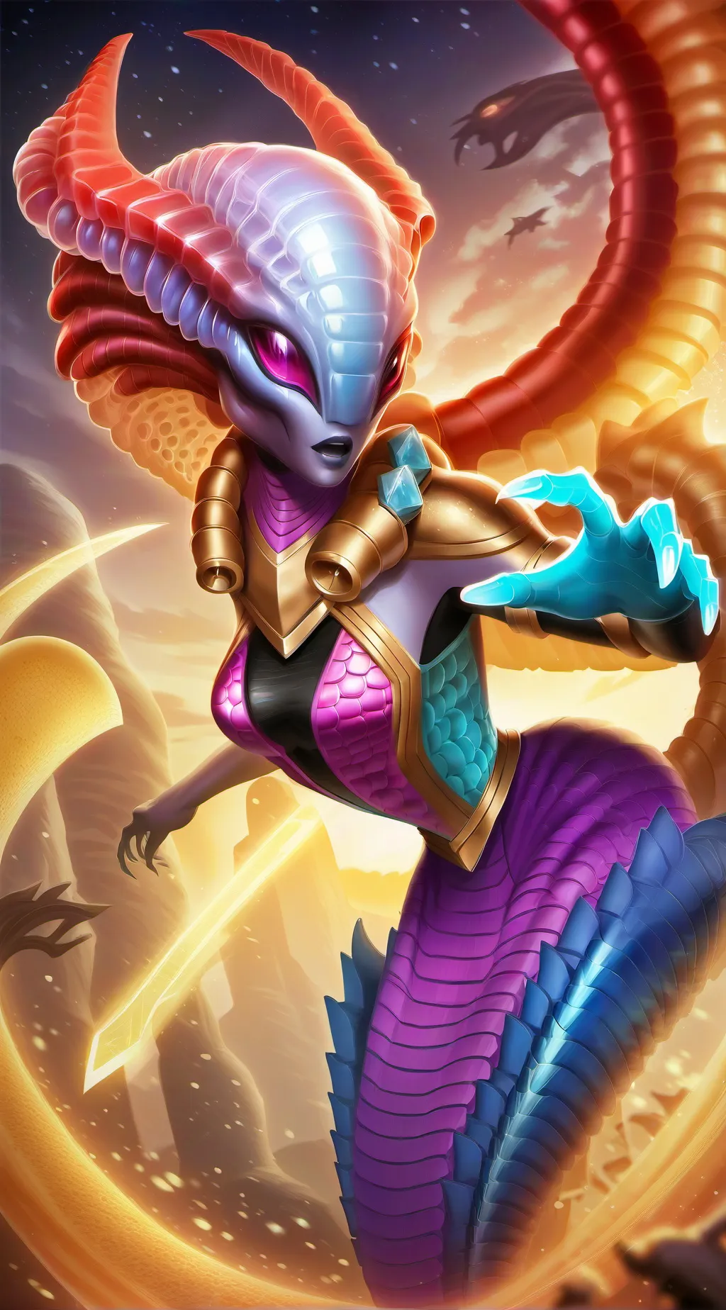 ai character: Alien abduction background