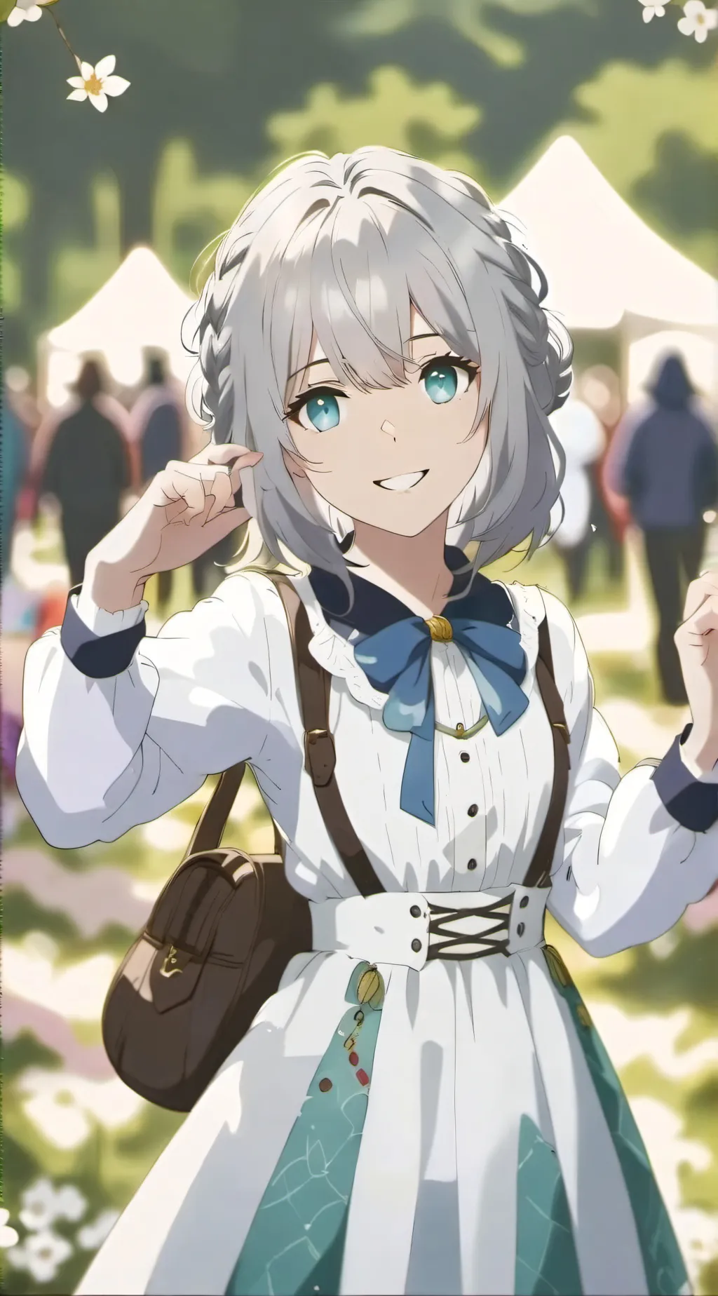 ai character: cakey background