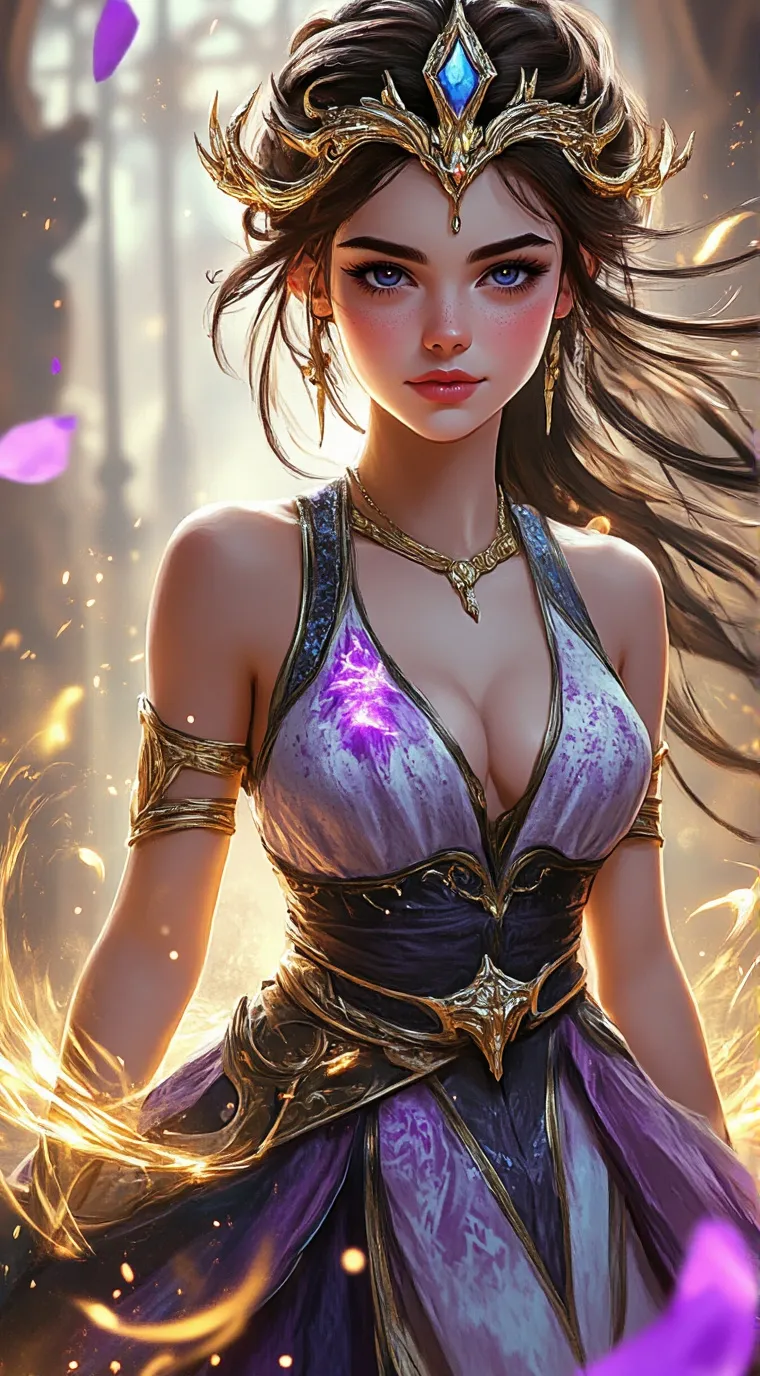 ai character: luna background