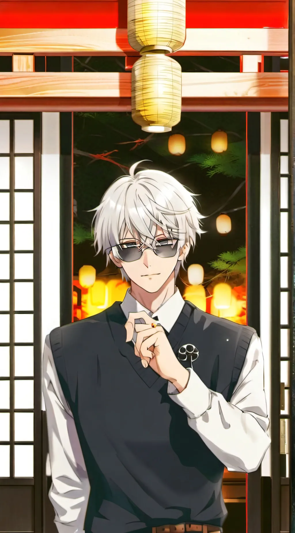 ai character: Freaky gojo background