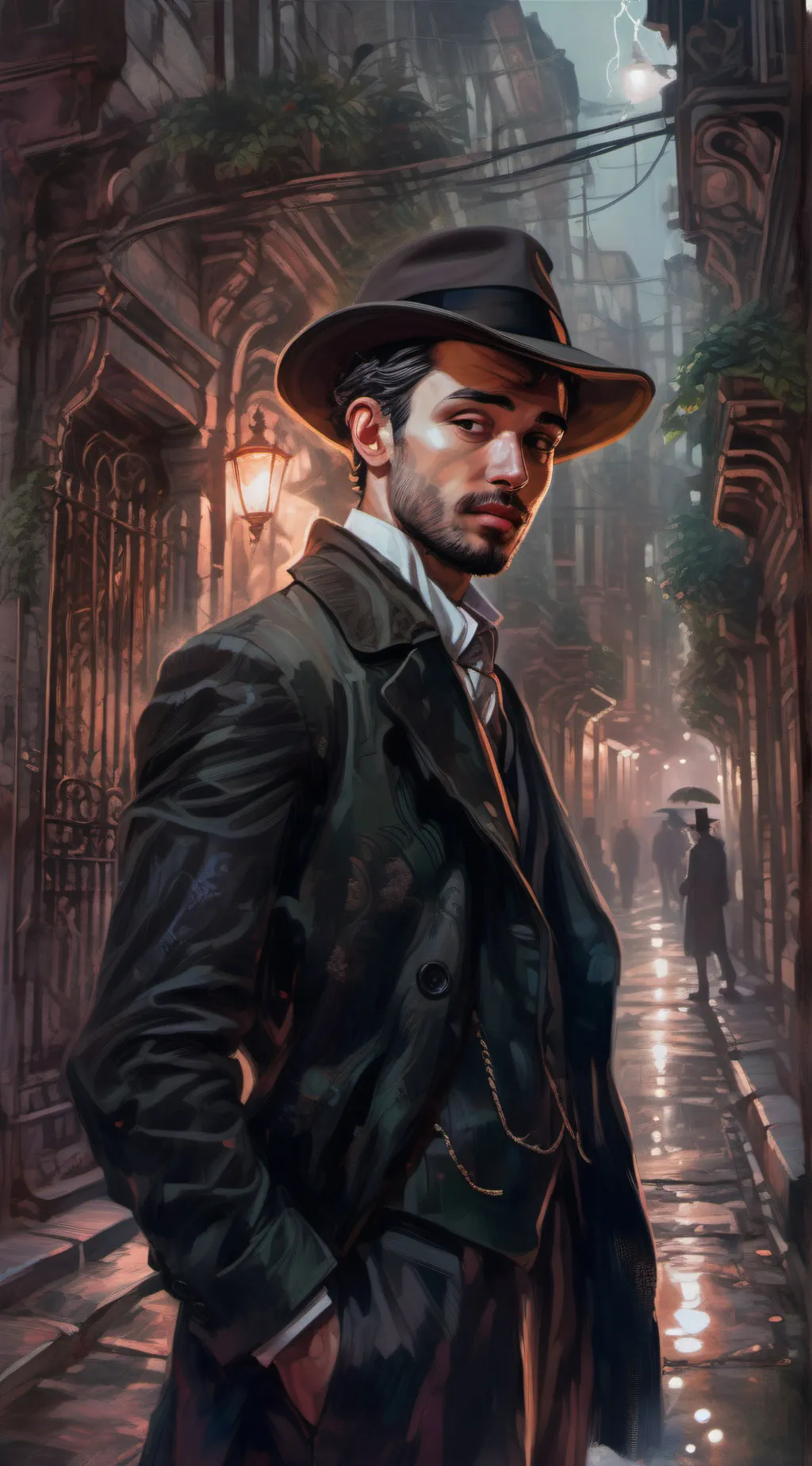 ai character: Mark background