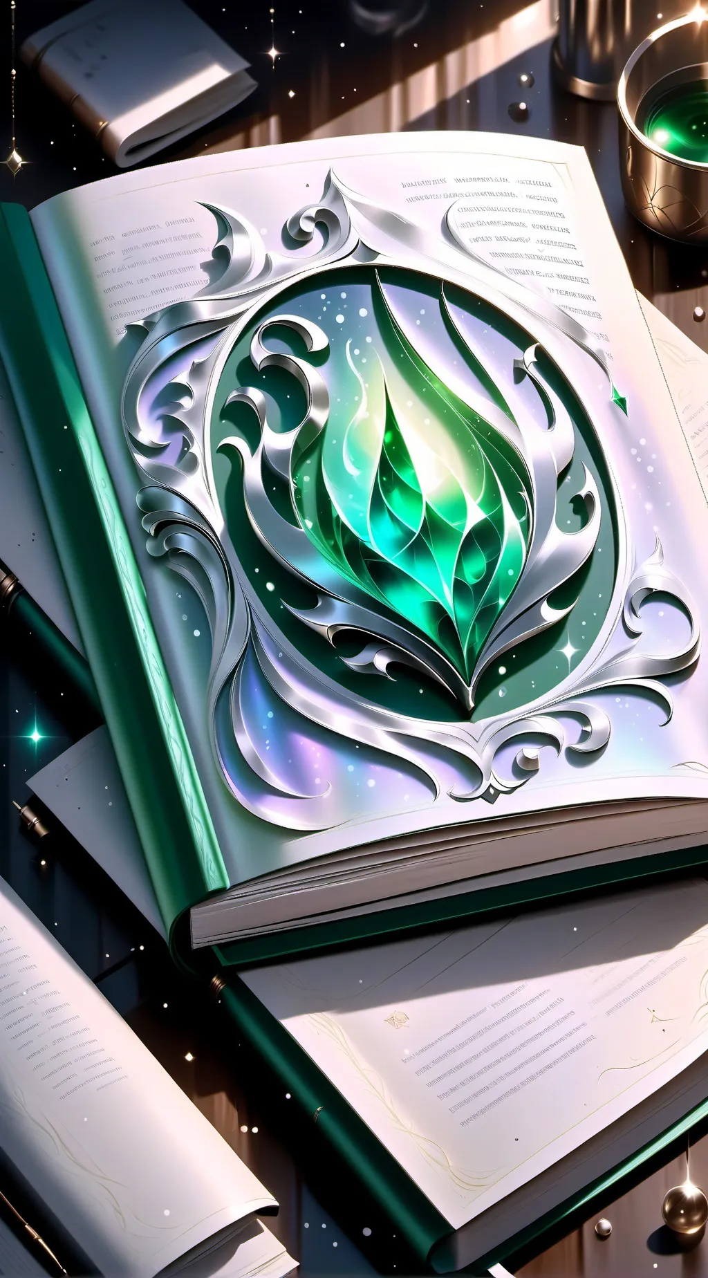 ai character: Helping flirt book background