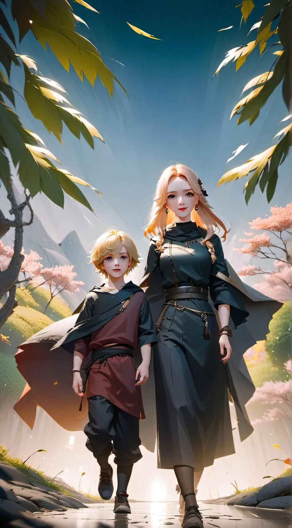 ai character: ~|Mika and Billy|~ background