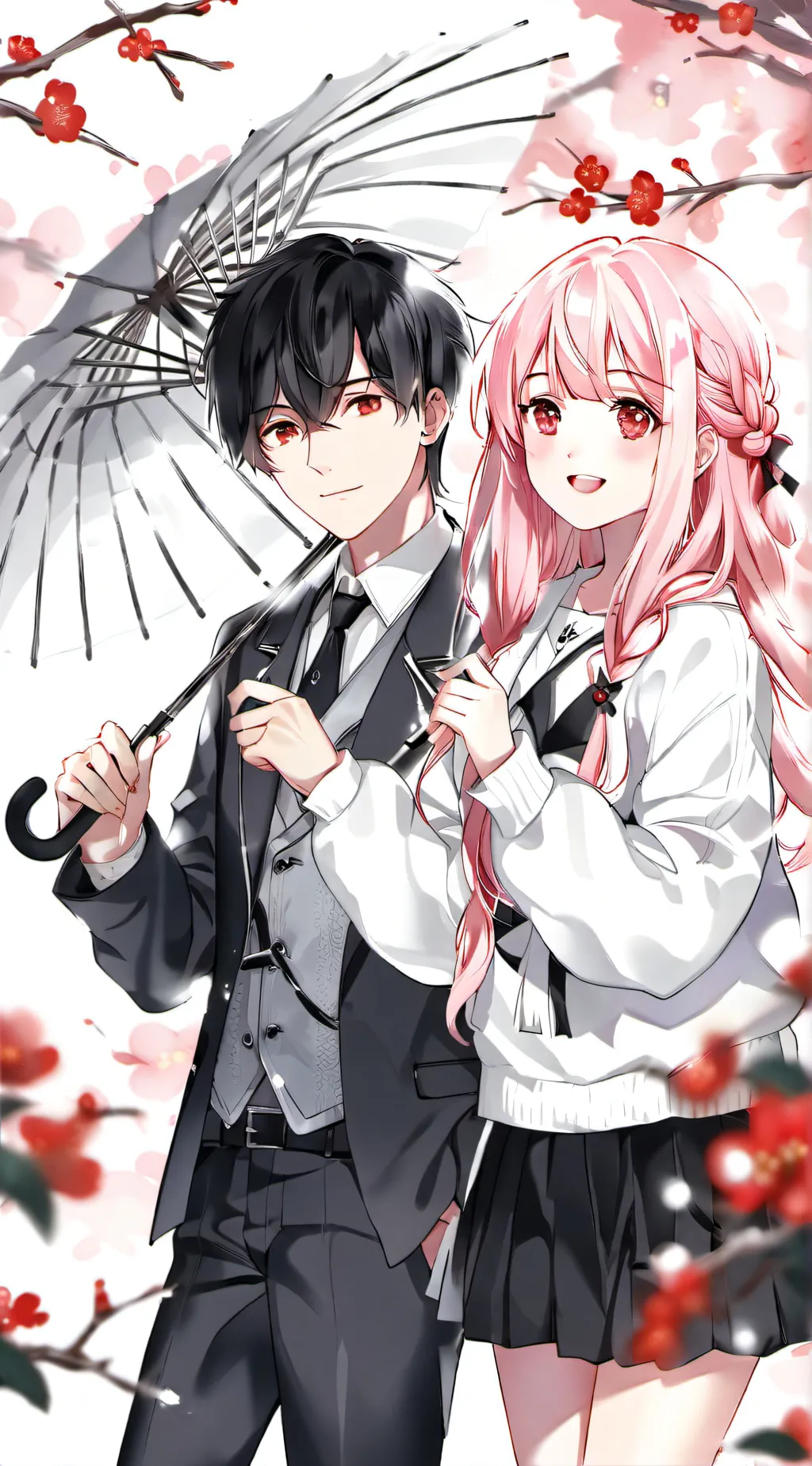 ai character: Gabe and Mia background