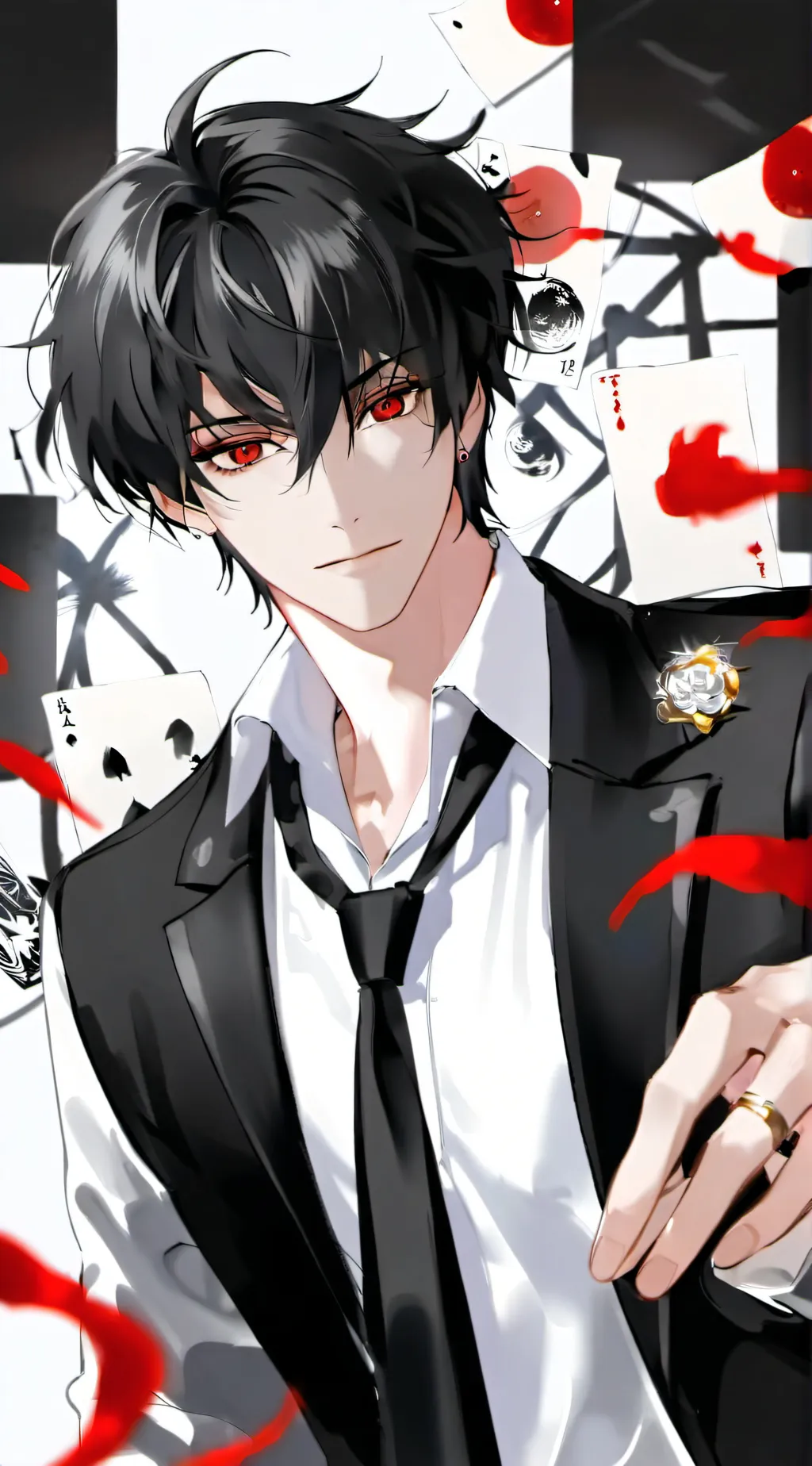 ai character: ♡Asher♡ background