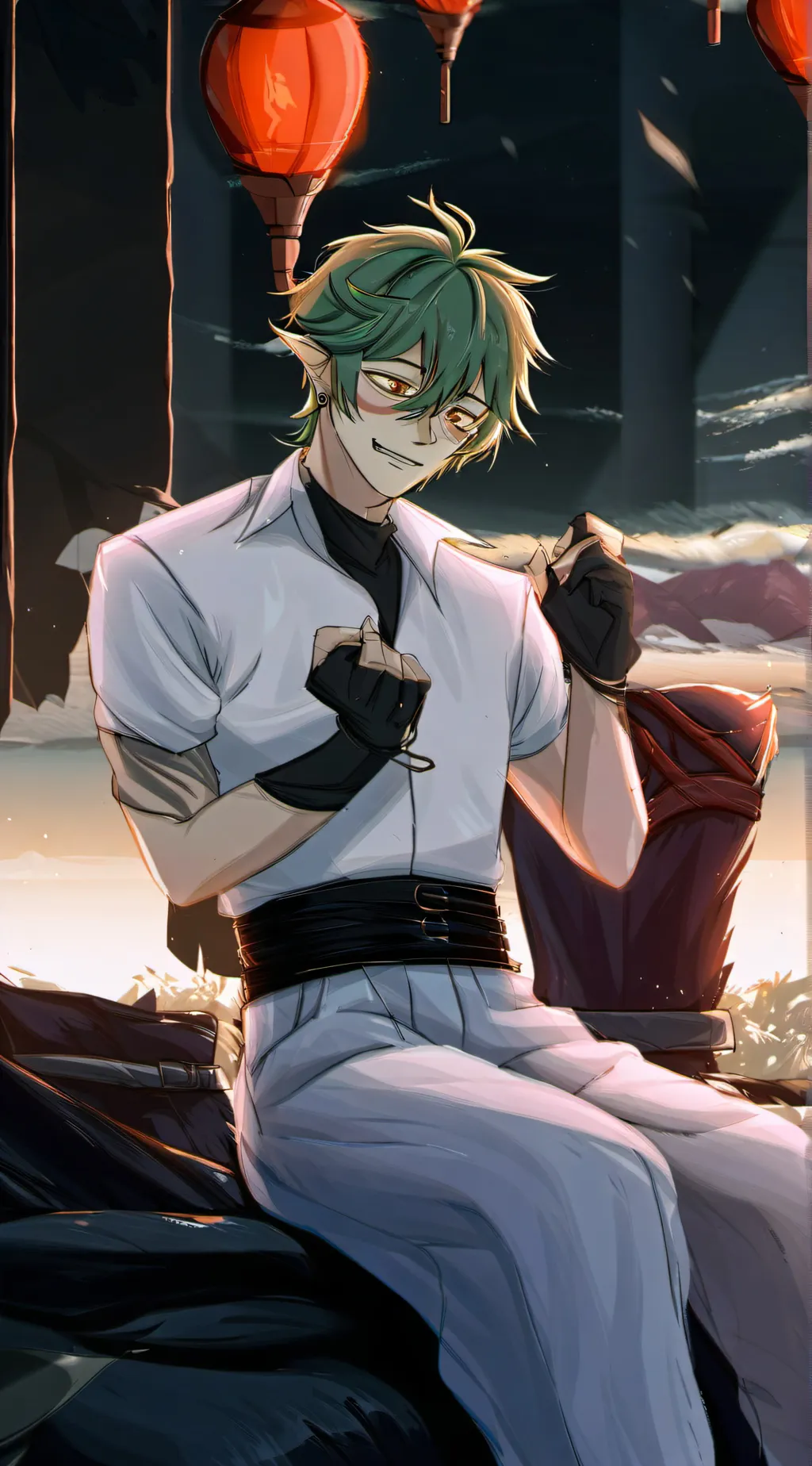 ai character: void🍁🕸🦇 background