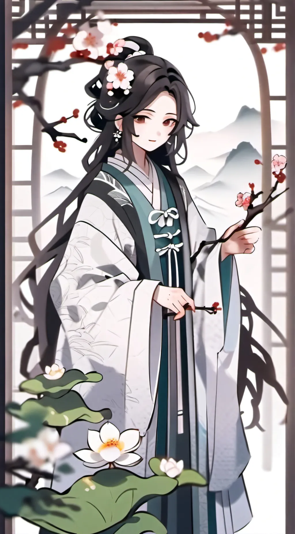 ai character: 恪冻 background