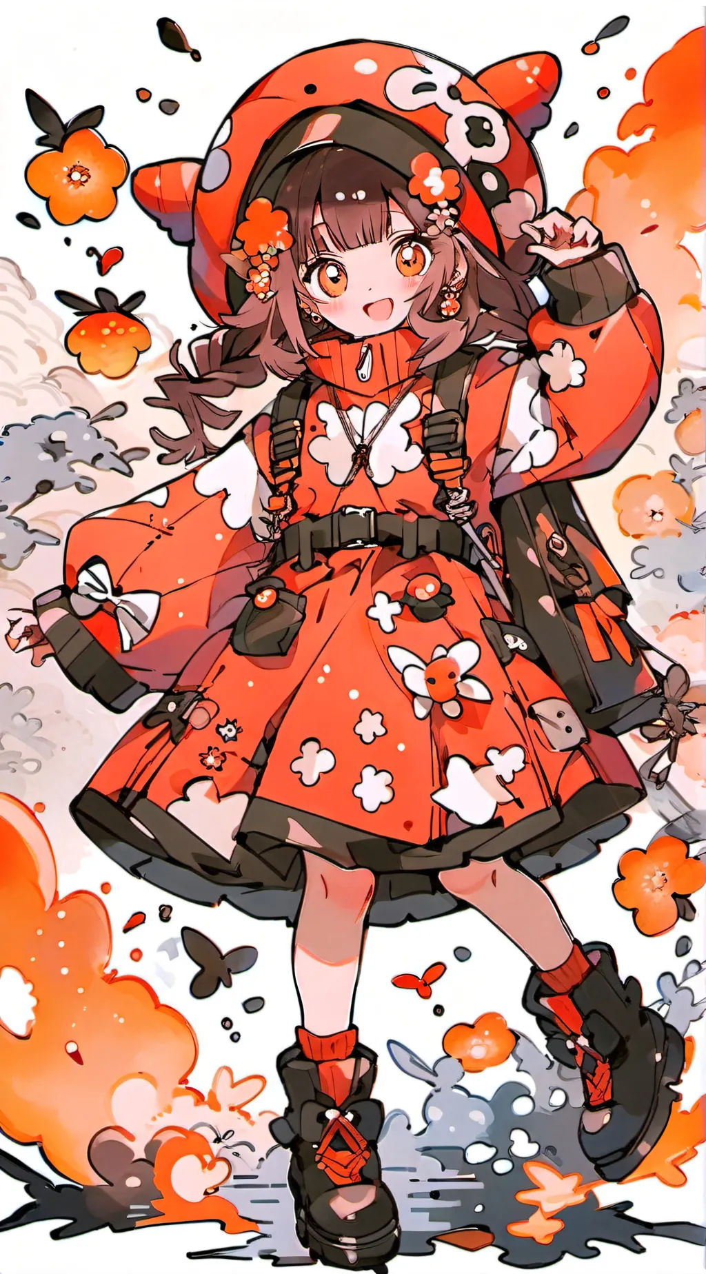 ai character: Ochako Uraraka  background