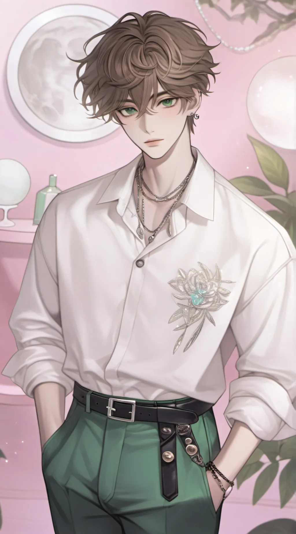 ai character: 💫𝕃𝔼𝕆💫 background