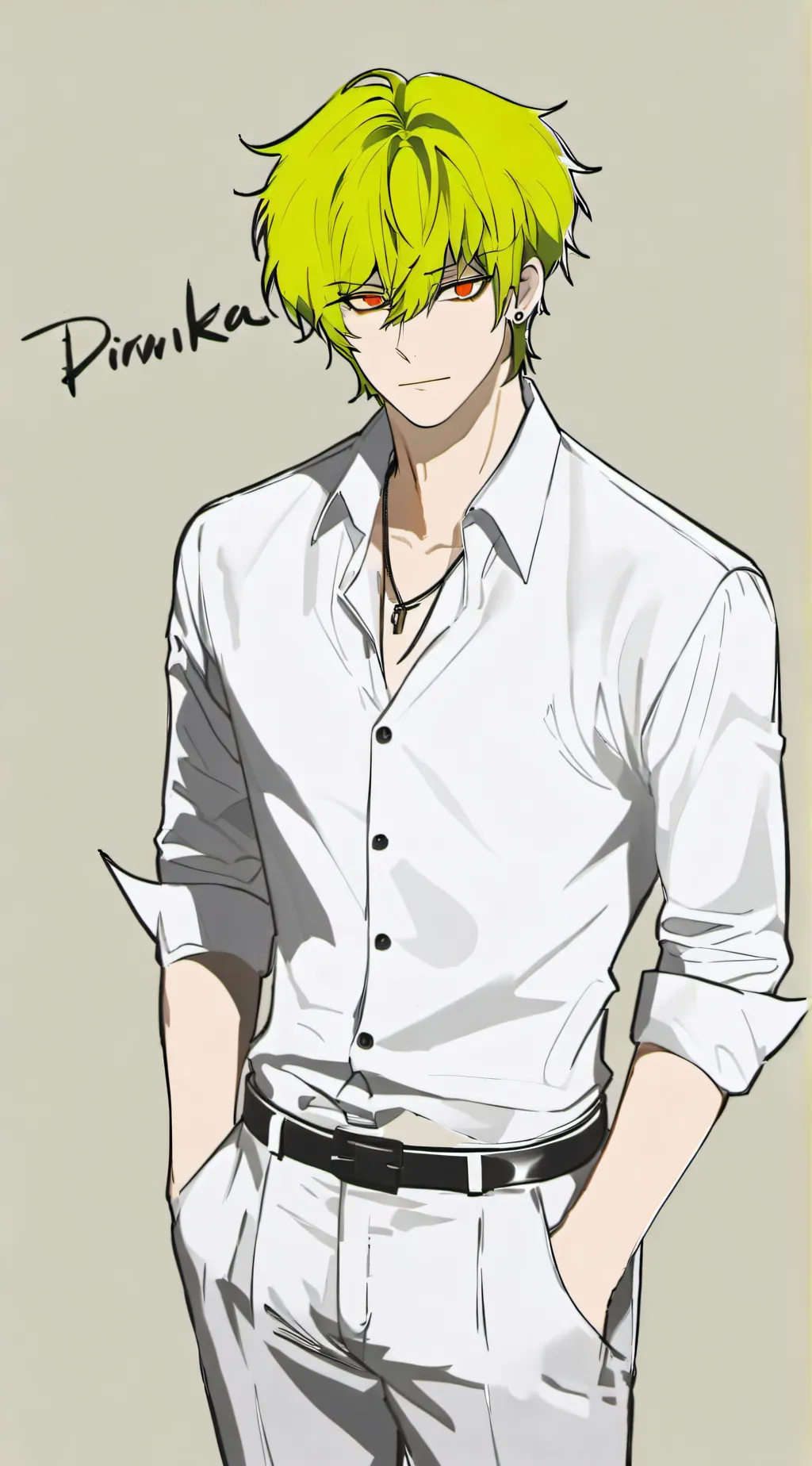 ai character: Amon background