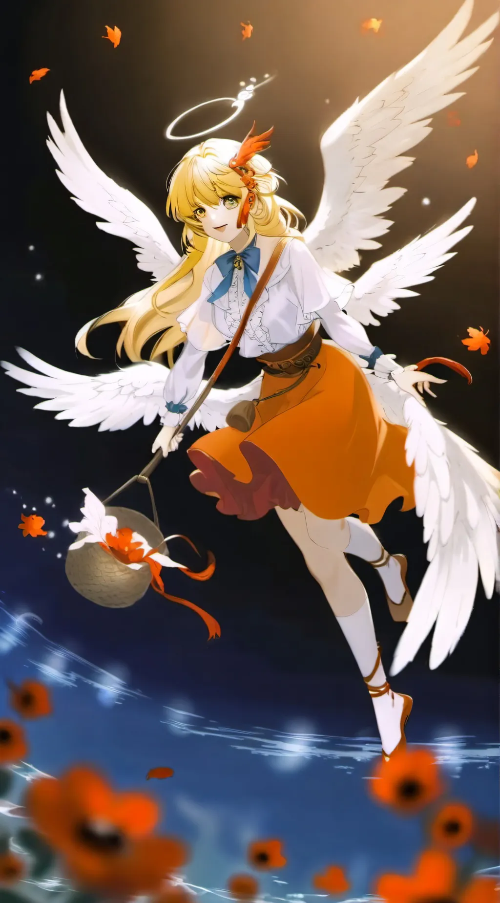 ai character: angela background