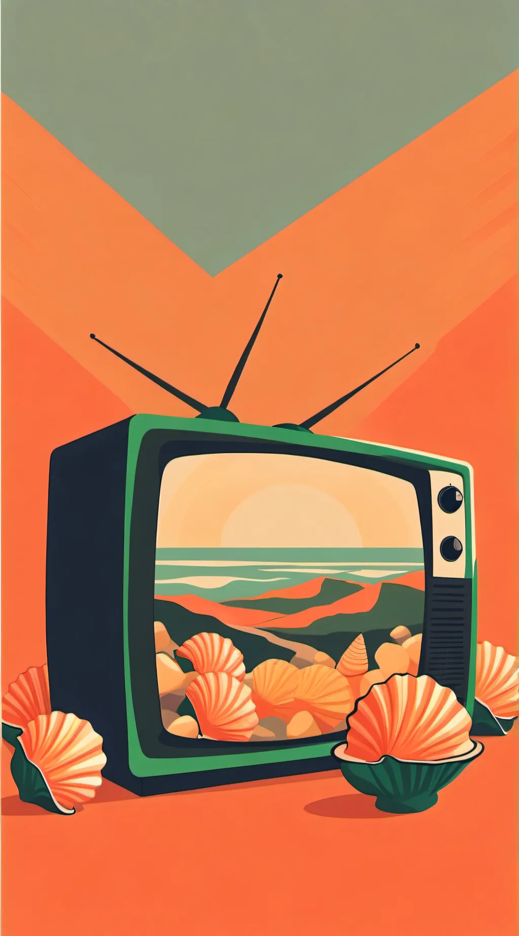 ai character: Shellvision! background