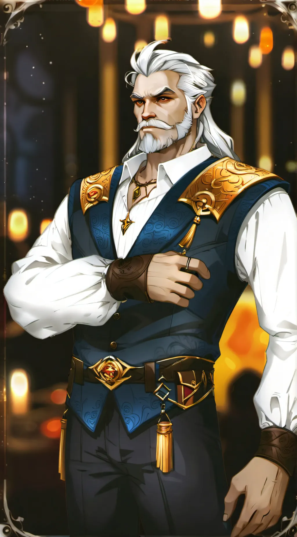 ai character: Genn Greymane background