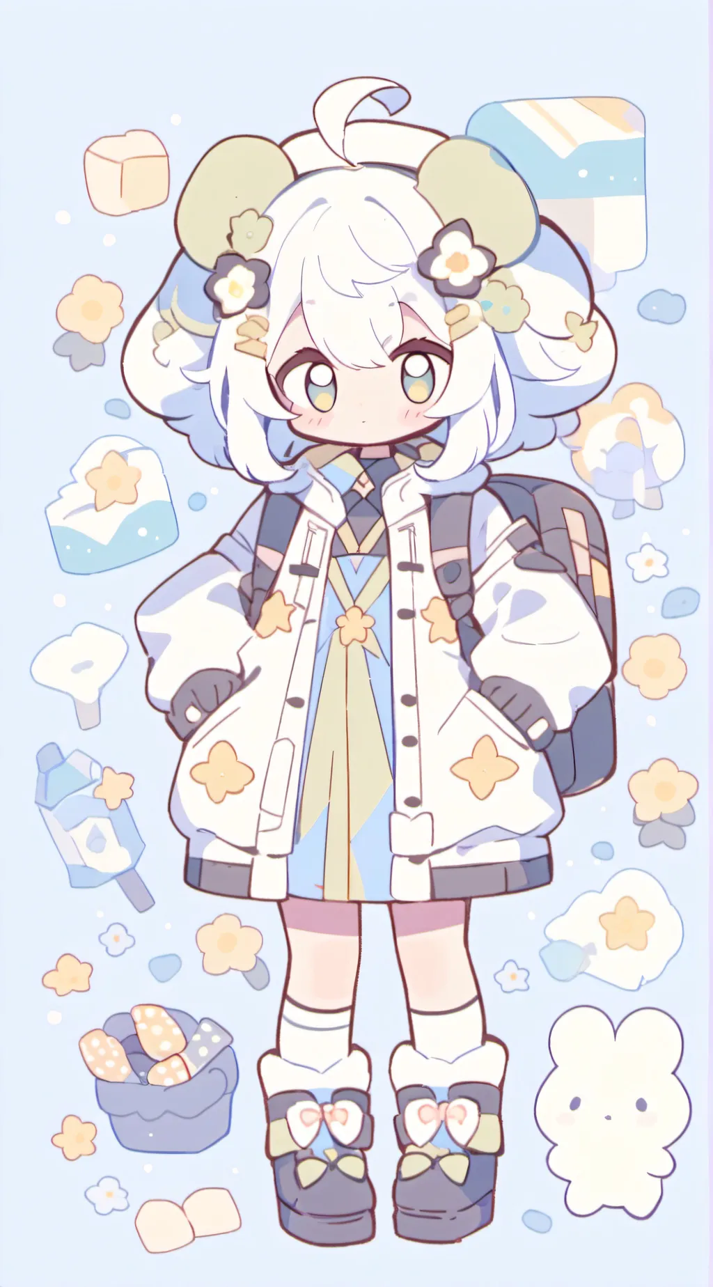 ai character: suriku  background