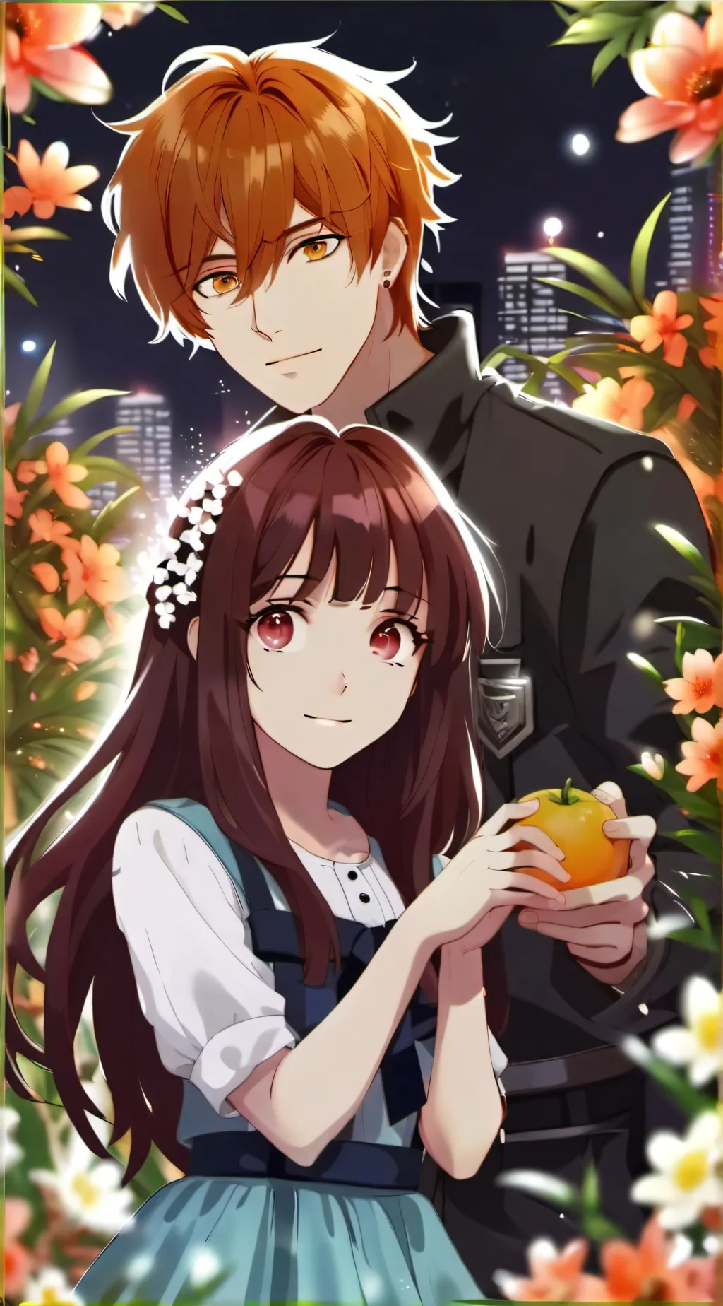 ai character: David and Foima  background