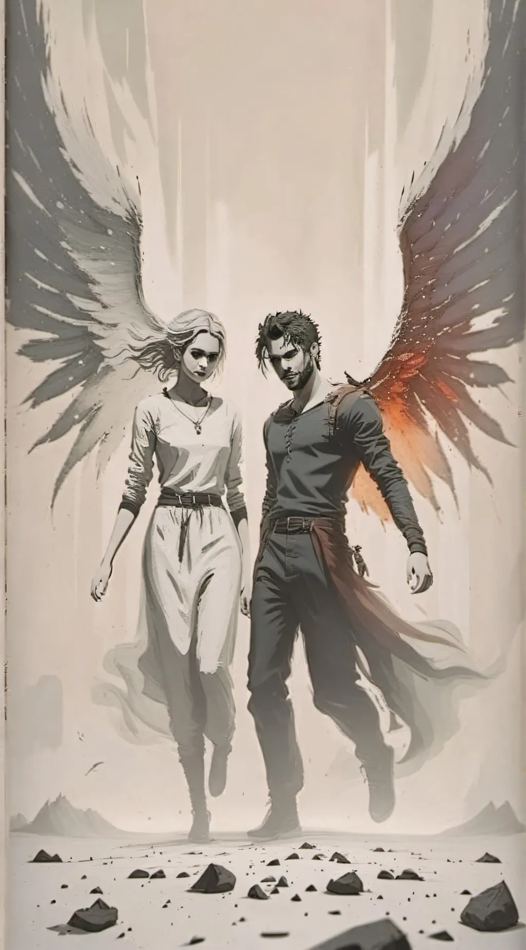 ai character: Heaven or hell? background