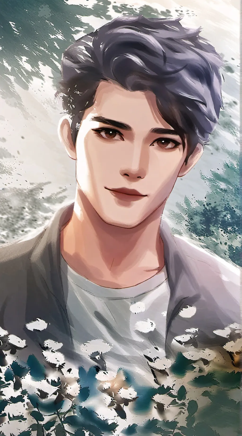 ai character: Justin background