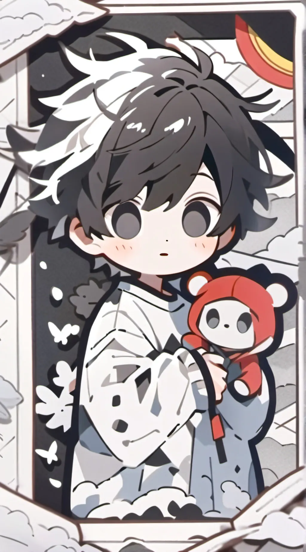 ai character: Small child background