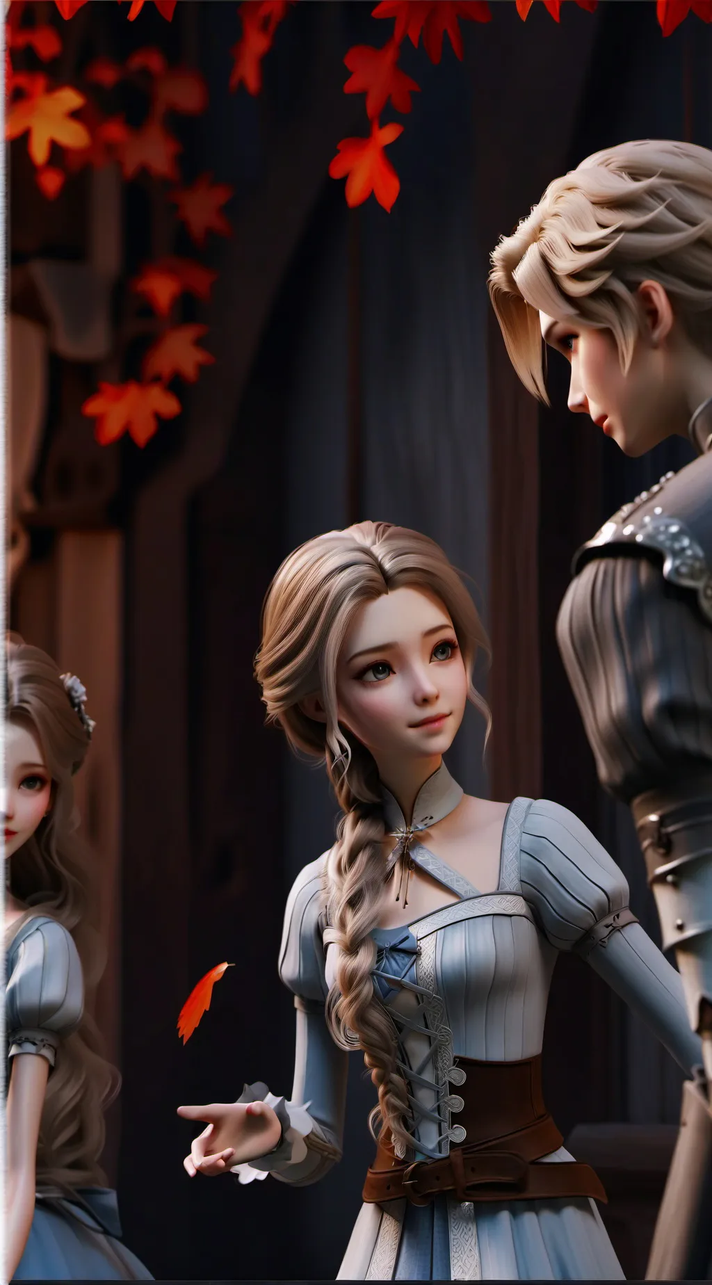 ai character: Rapunzel  background