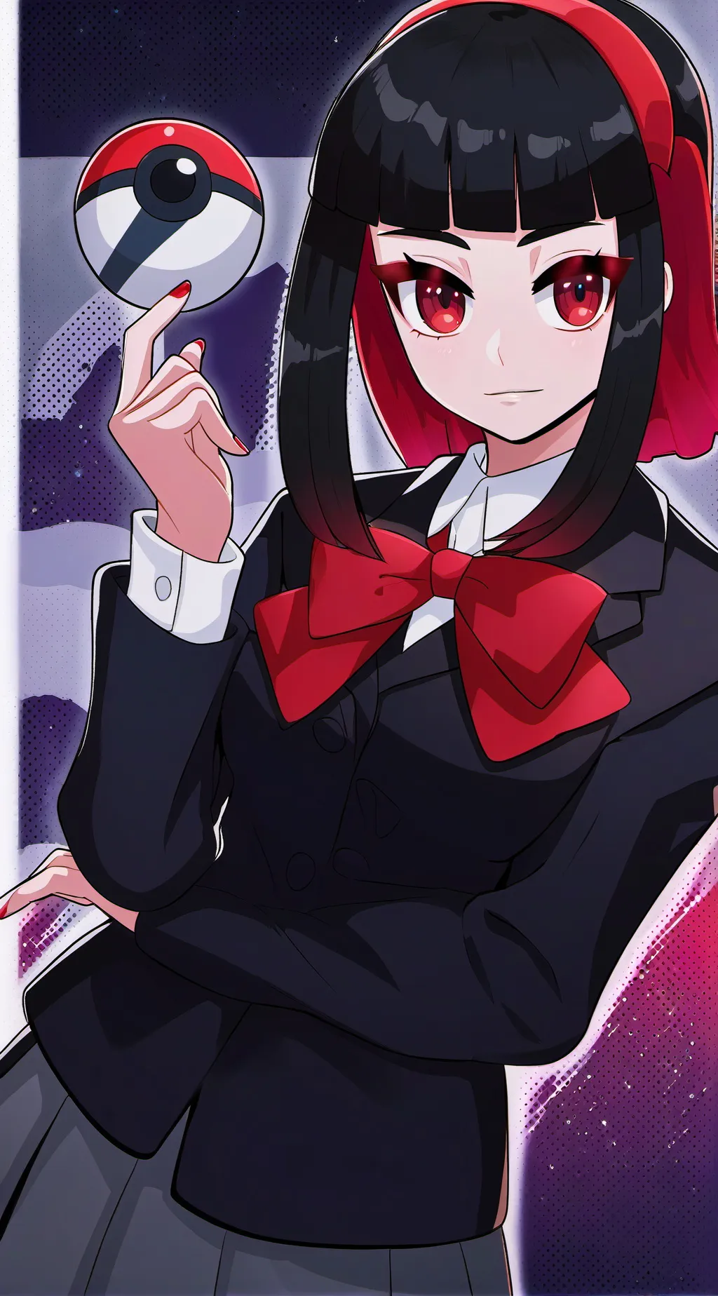 ai character: Underhell Academy  background