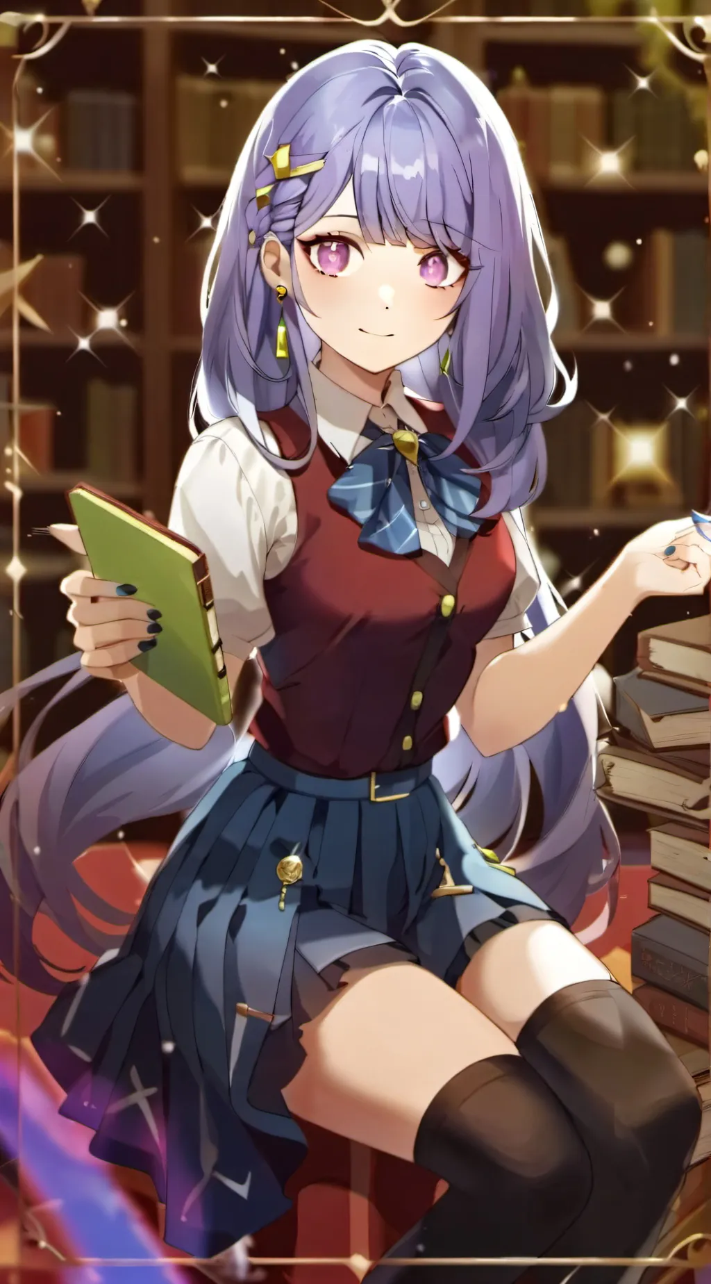 ai character: Maple background