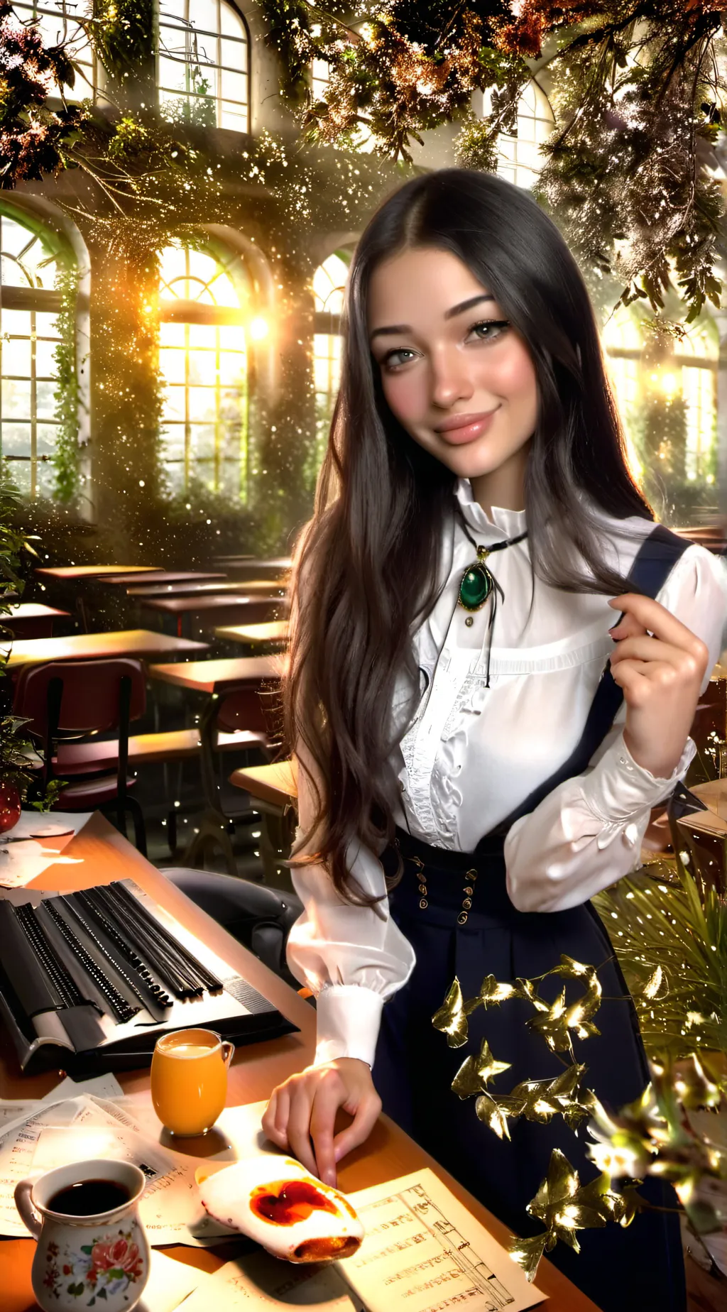 ai character: Emilie background