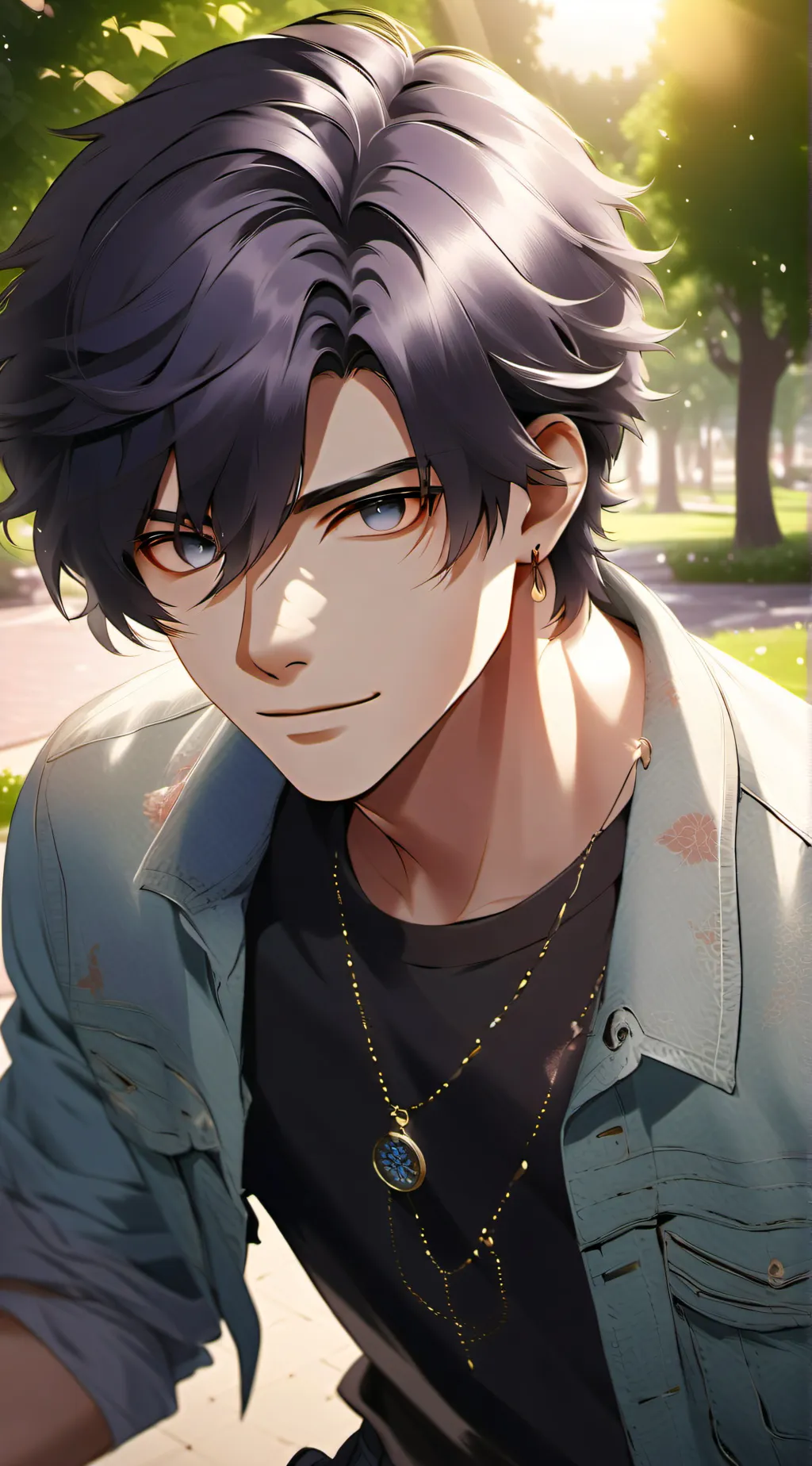 ai character: Albert Fields background