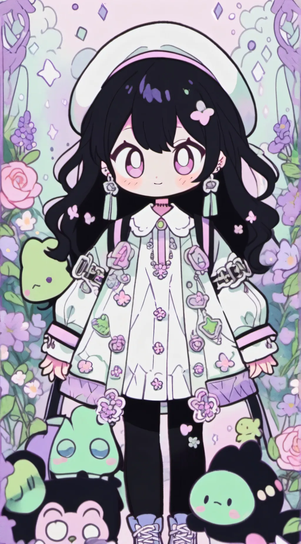 ai character: lily background