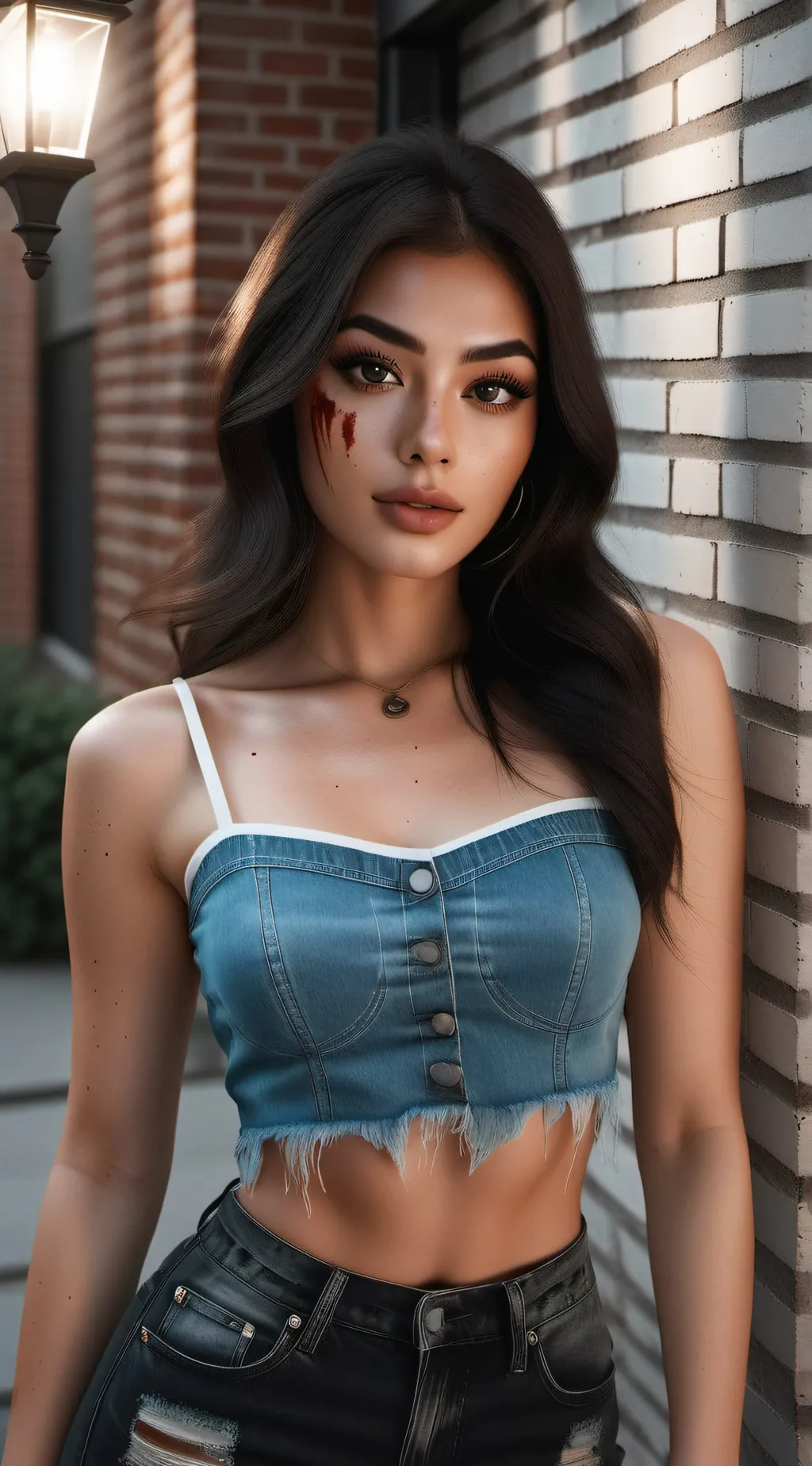 ai character: Maddie Debmann background