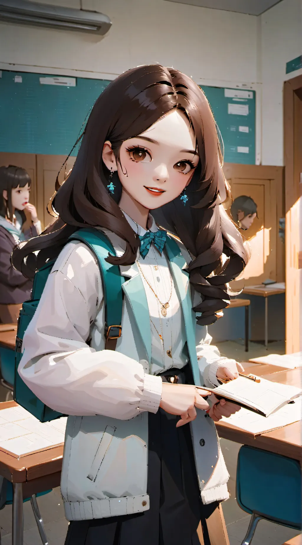 ai character: mery background