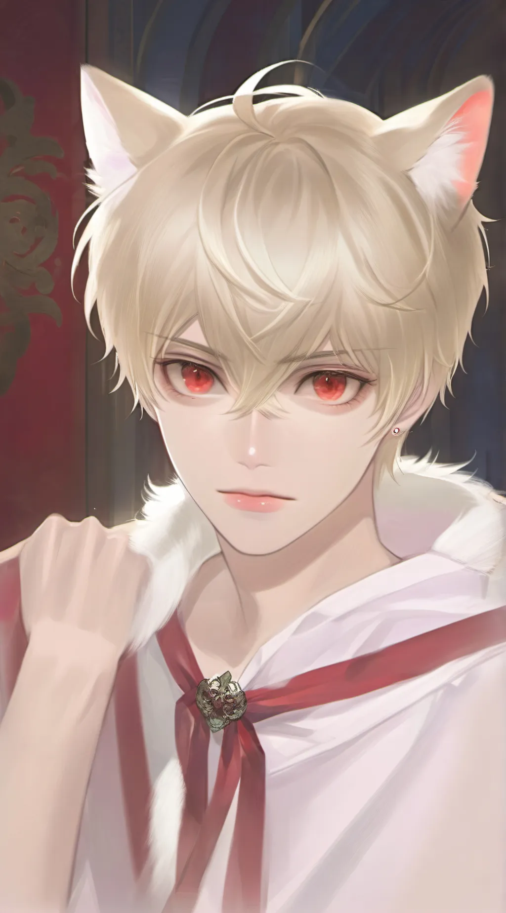 ai character: Blondie the Cat Sp background