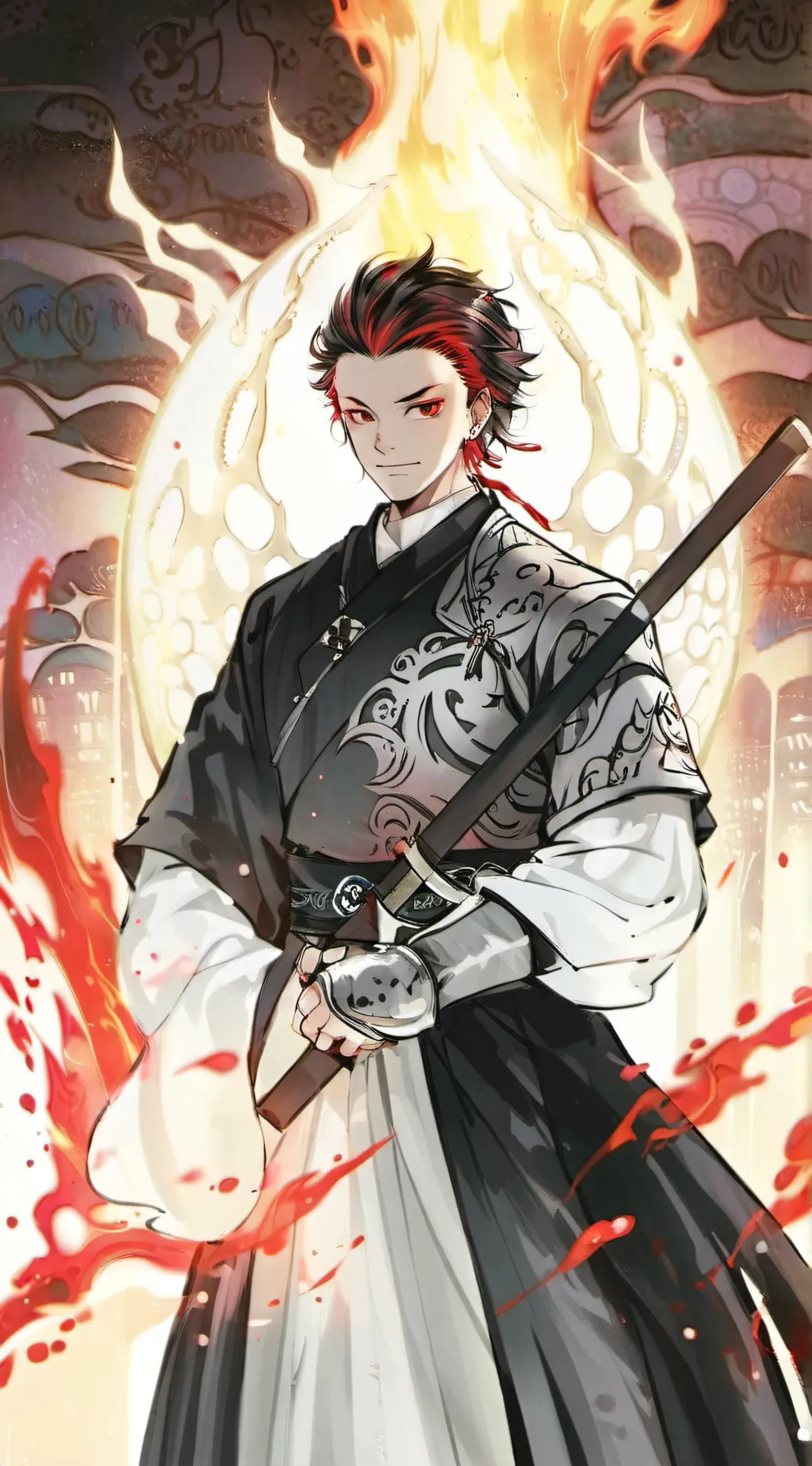 ai character: rengoku  background