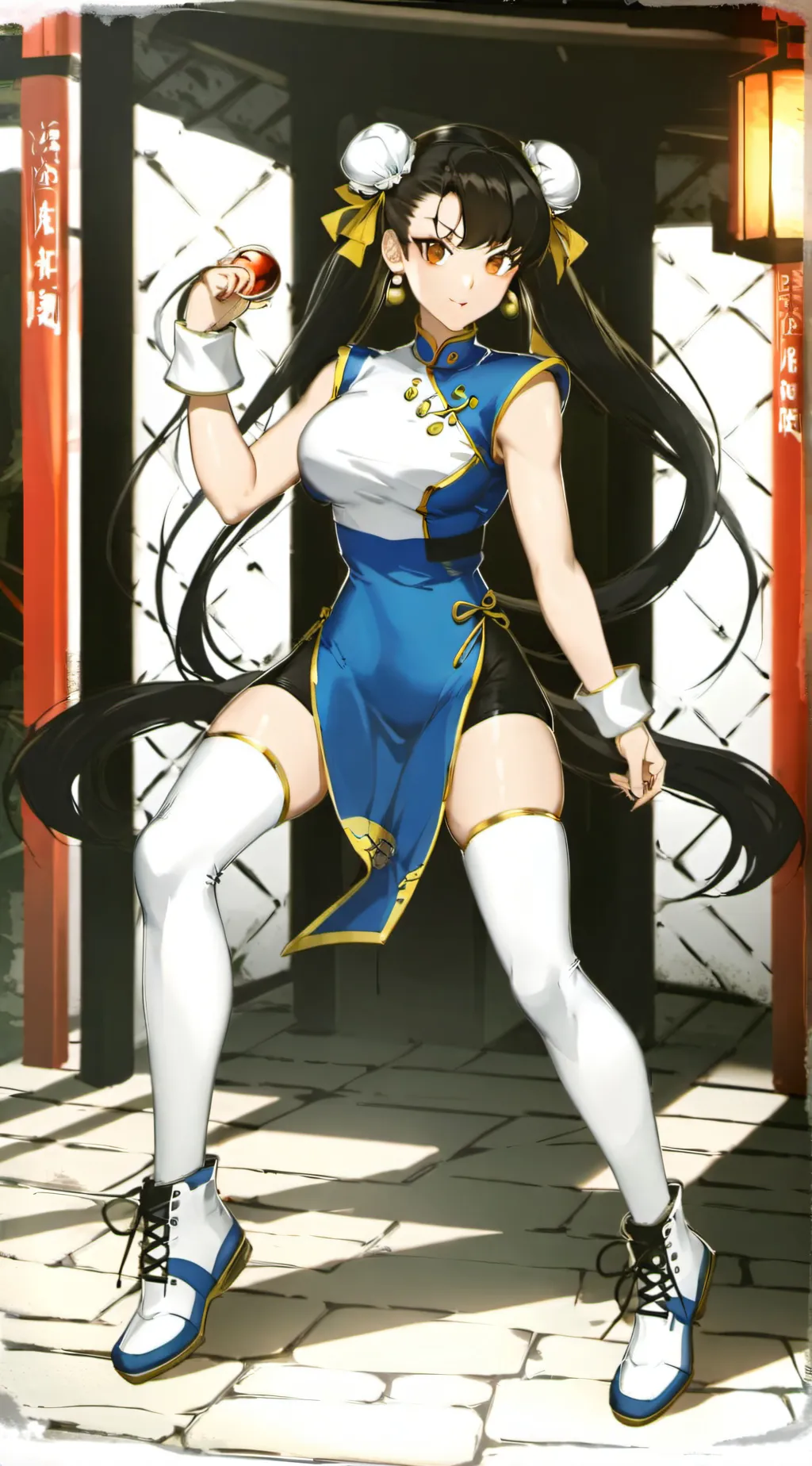 ai character: chun li  background